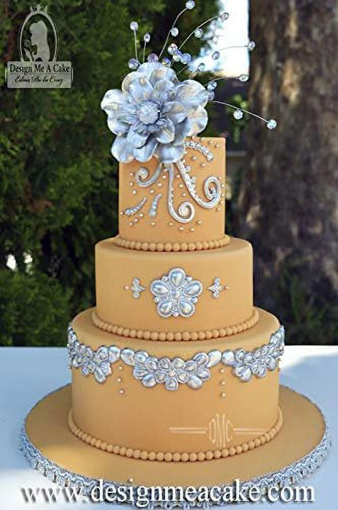 Marvelous Molds Pearl Radiance Silicone Mold for Cake Decorating with Fondant  Gum Paste and More