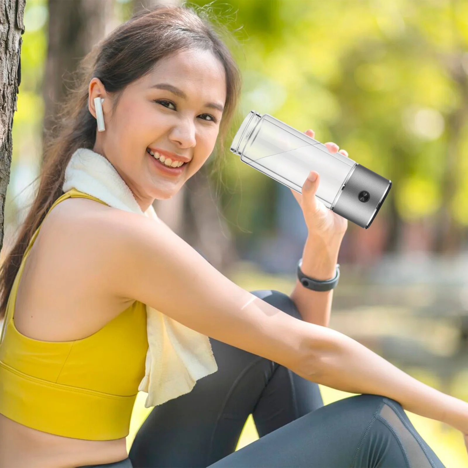 Shinysix Hydrogen Bottle,With Spe Pem Spe Pem 330ml Water Ionizer With Ionizer With Spe Pem 330ml Type-c Water Bottle Portable Water Ionizer Bottle Water PortableCup Office 330ml / 11.16oz