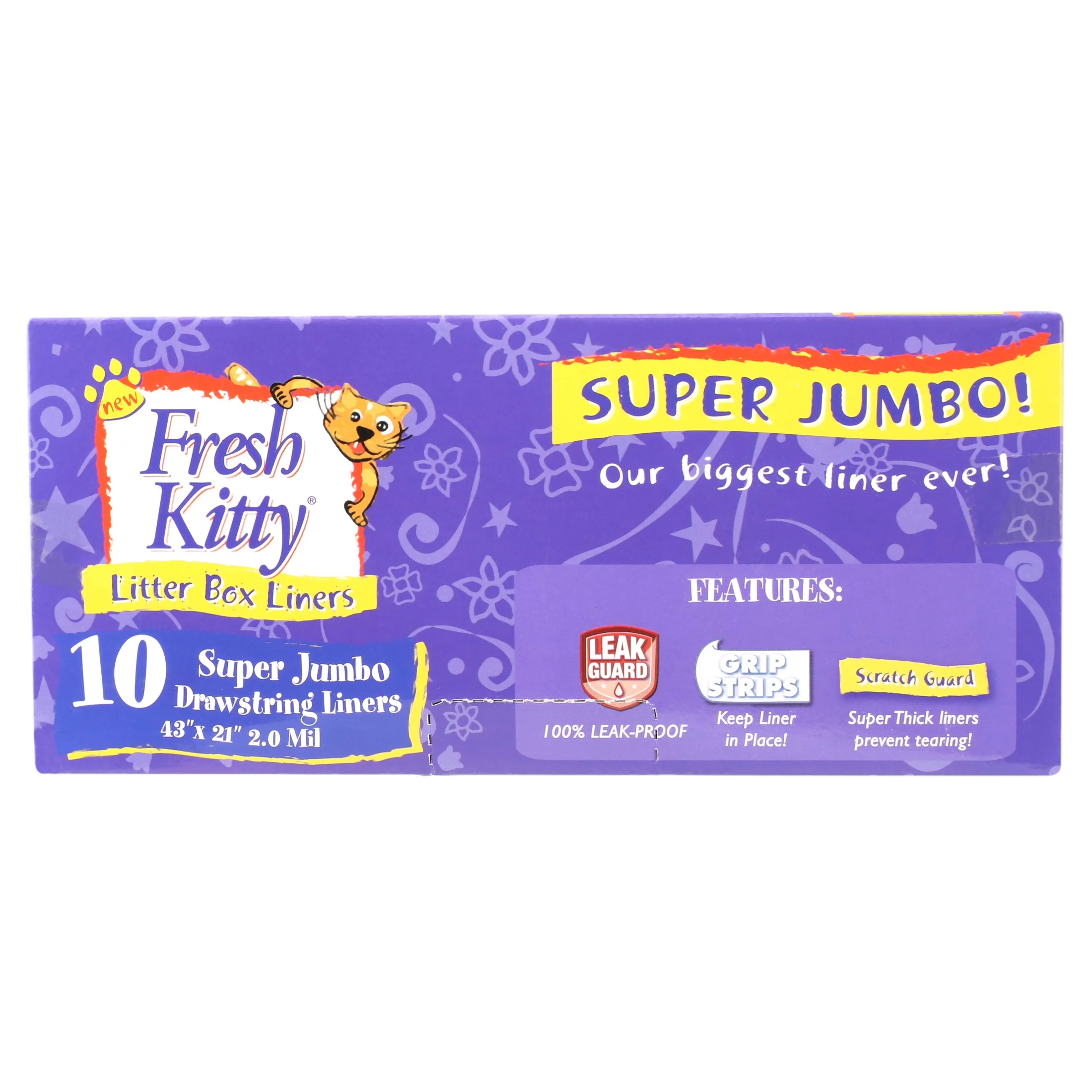 Fresh Kitty 10 ct Super Jumbo Liners 2 mil