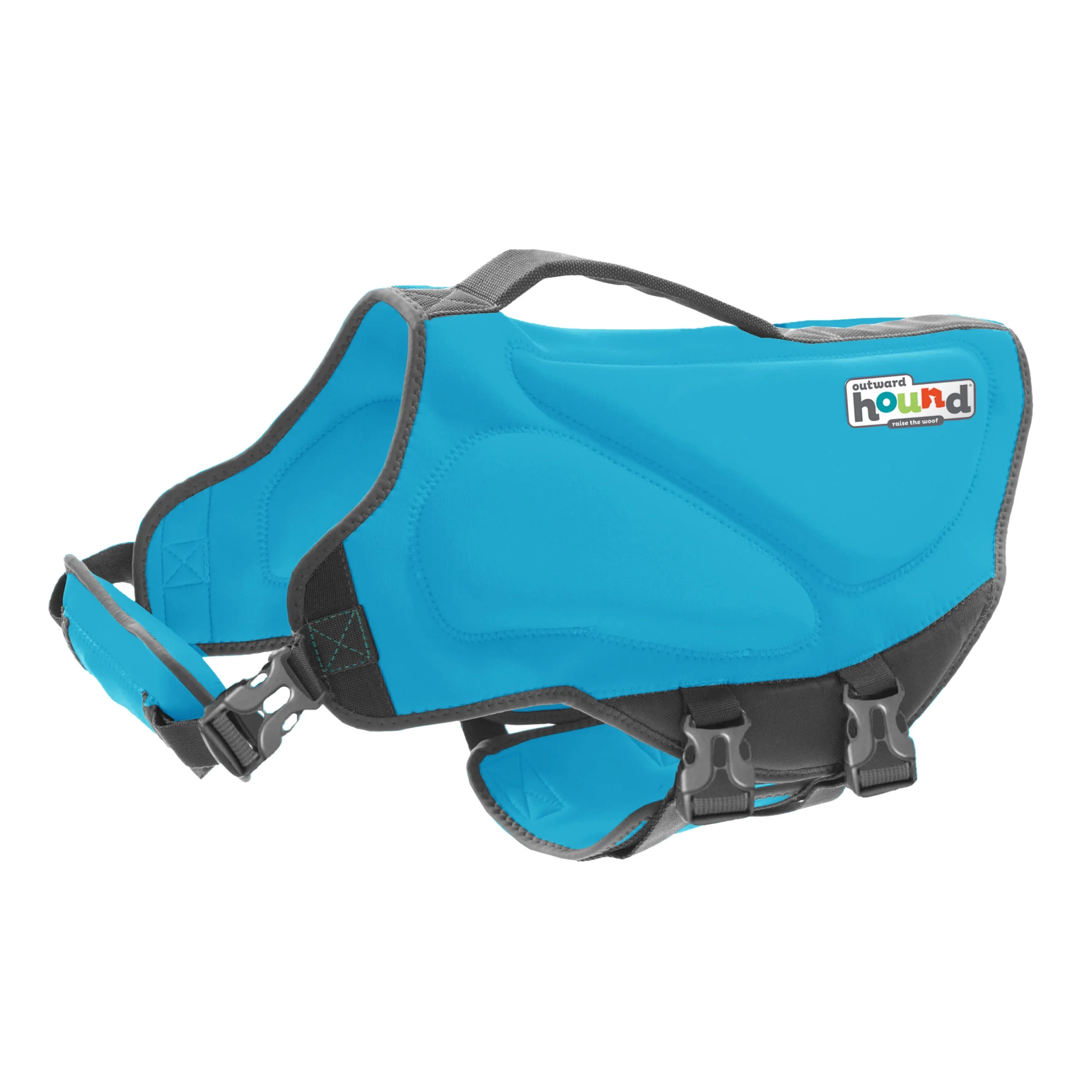 Outward Hound Dawson Swim Dog Life Jacket, Blue, Small