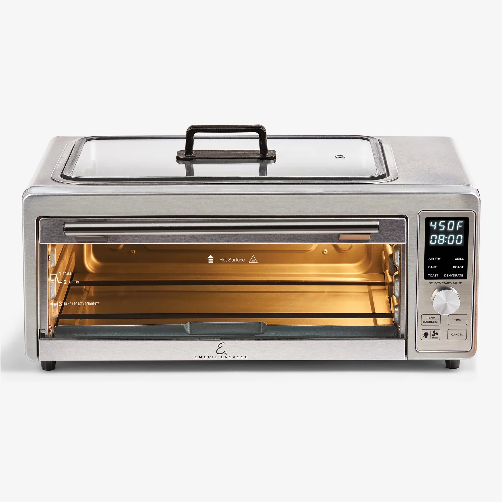 Brylanehome Power Grill 360Tm, Stainless