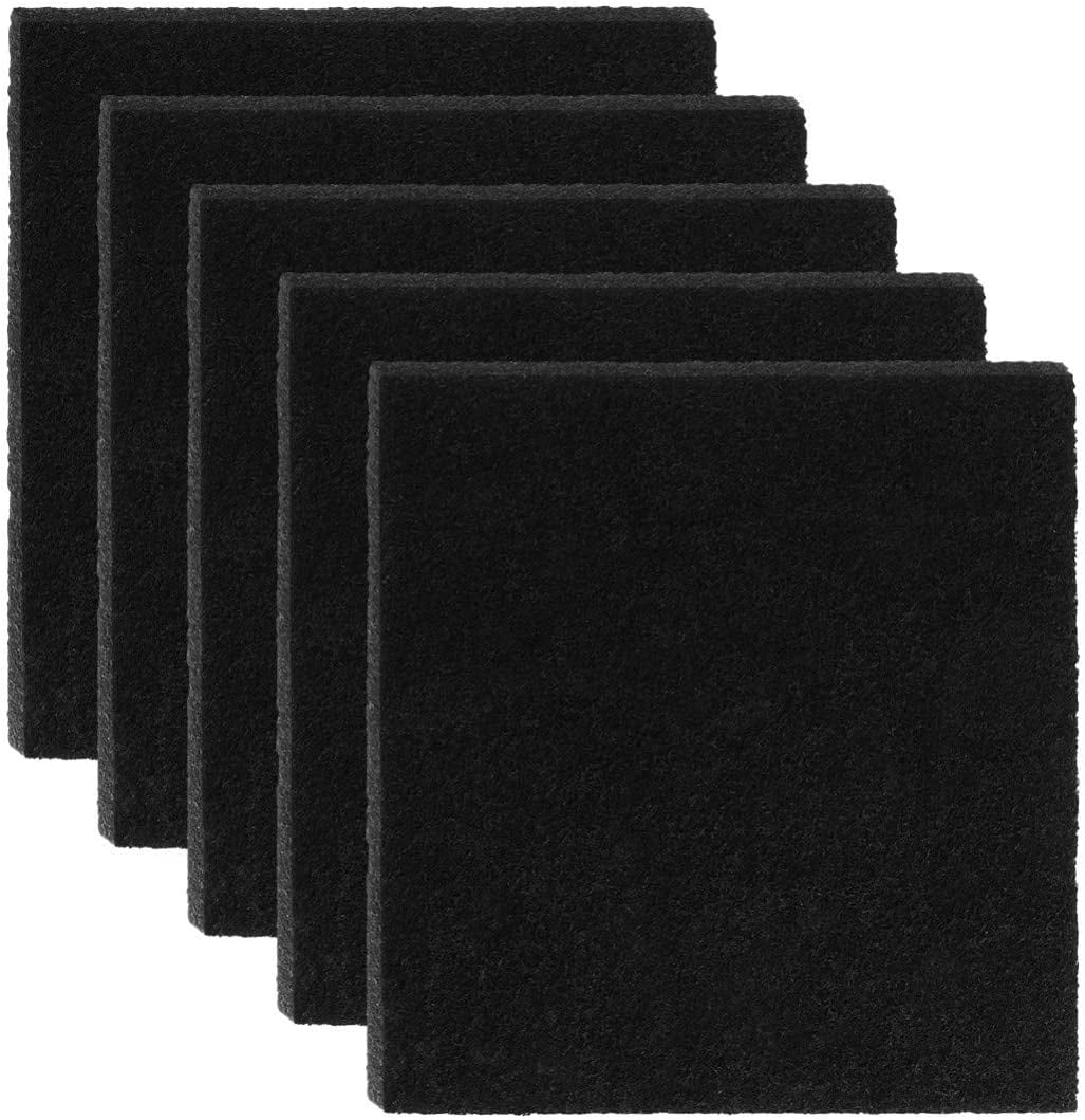 Home Times 8PCS Carbon Filters Cat Litter Boxes Filters Litter Box Liner Replacement Filters for Cat Litter Boxes Odor Control (Black)