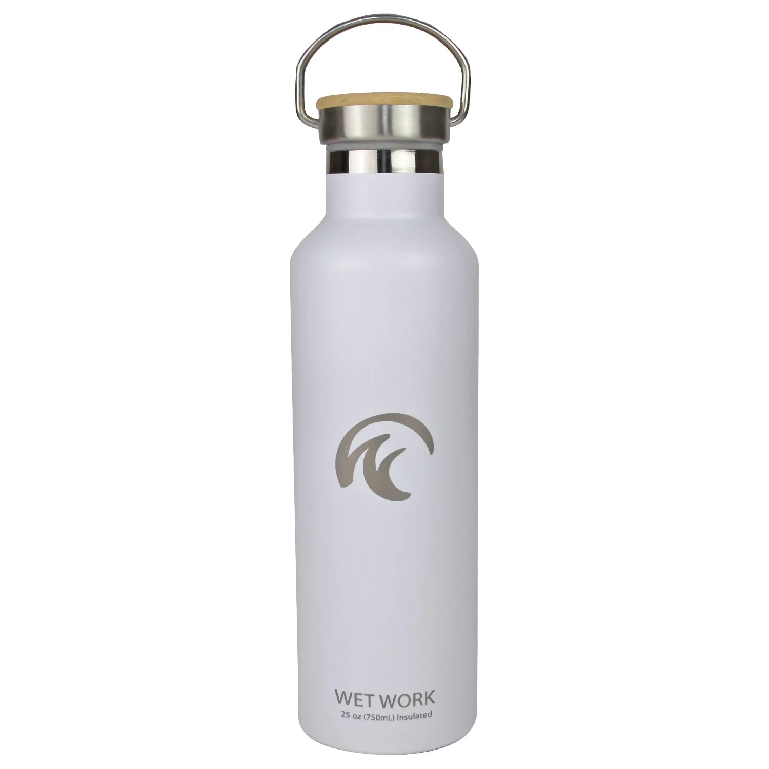 Wet Work Forever Cold Water Bottle (750ml)- White
