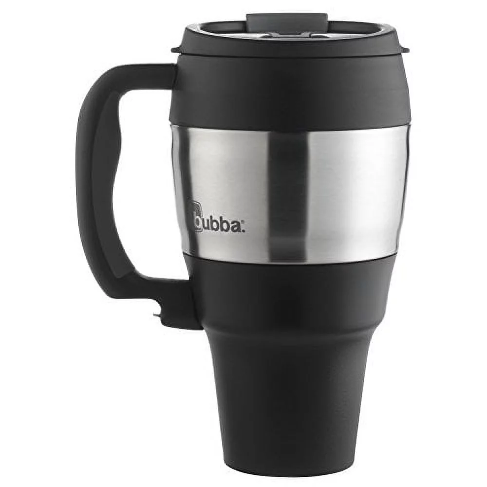 bubba Classic Stainless Steel Mug with Handle Black, 34 fl oz.