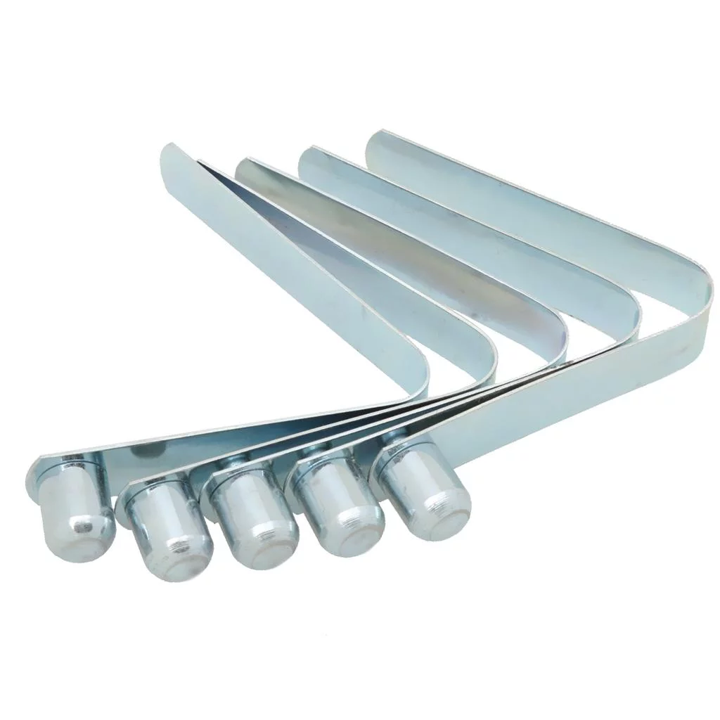 2x5pcs Push Snap Button Tent Awning Pole 8MM X 10MM Yellow