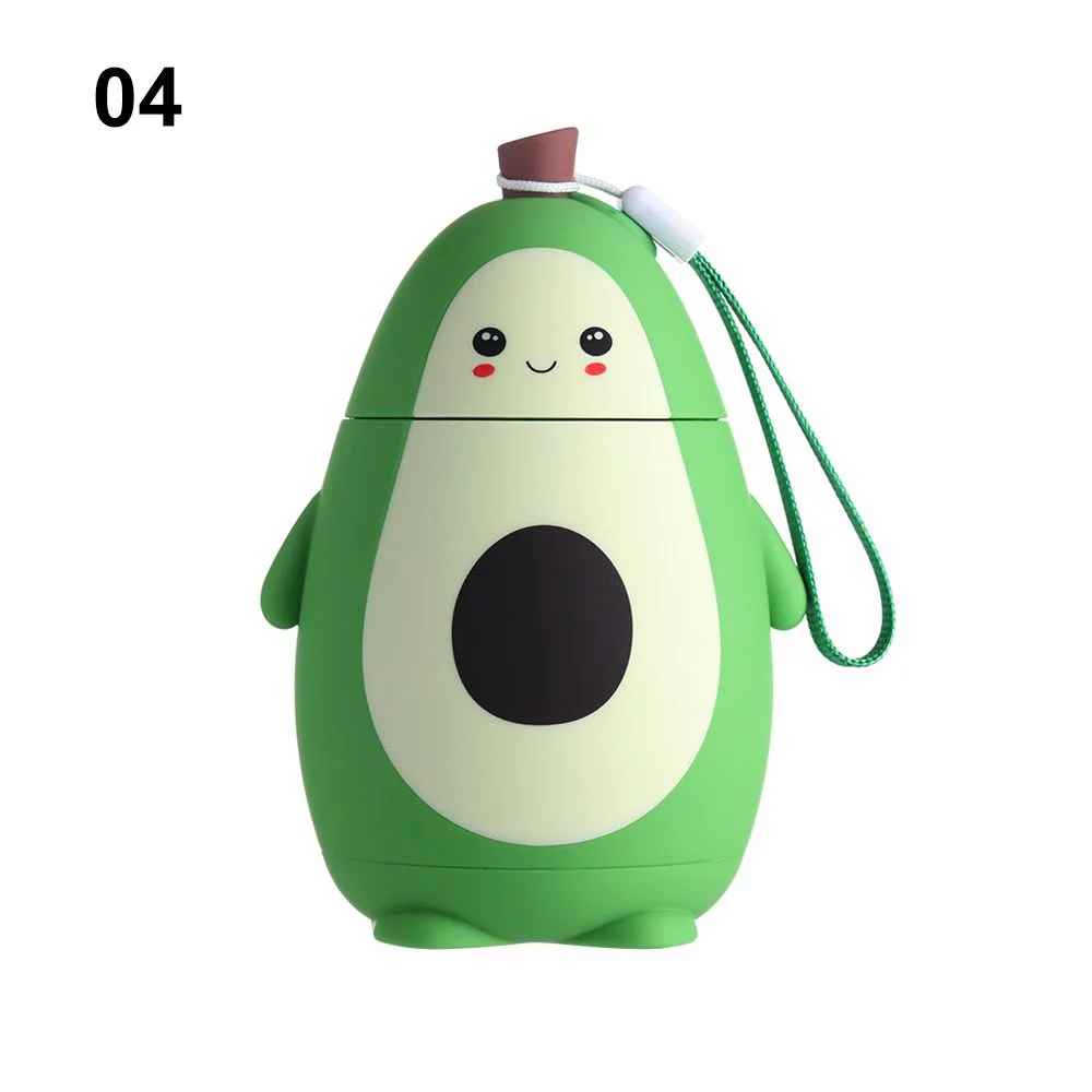 280ML Cartoon Drinkware Portable Kitchen Accessories Kettle Drinking Cups Juice Cup Avocado Water Bottle 4