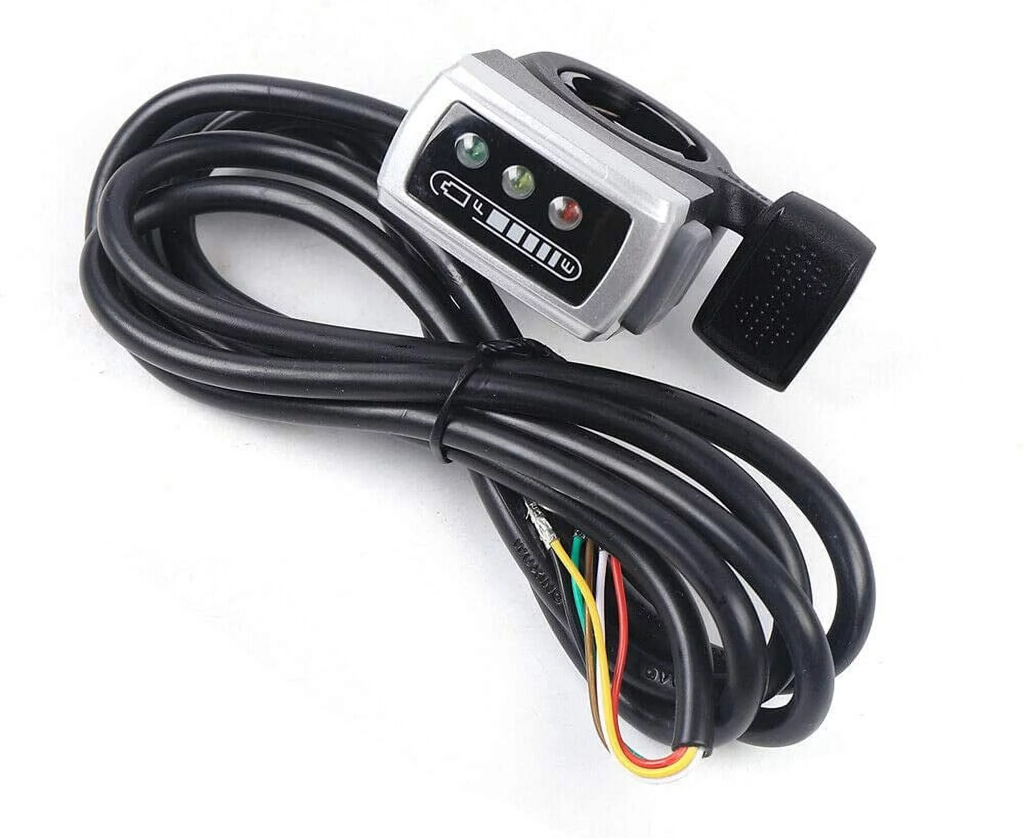 TFCFL Electric Bicycle Conversion Twist Kit 36V Brush Motor with freewheel 350W Black