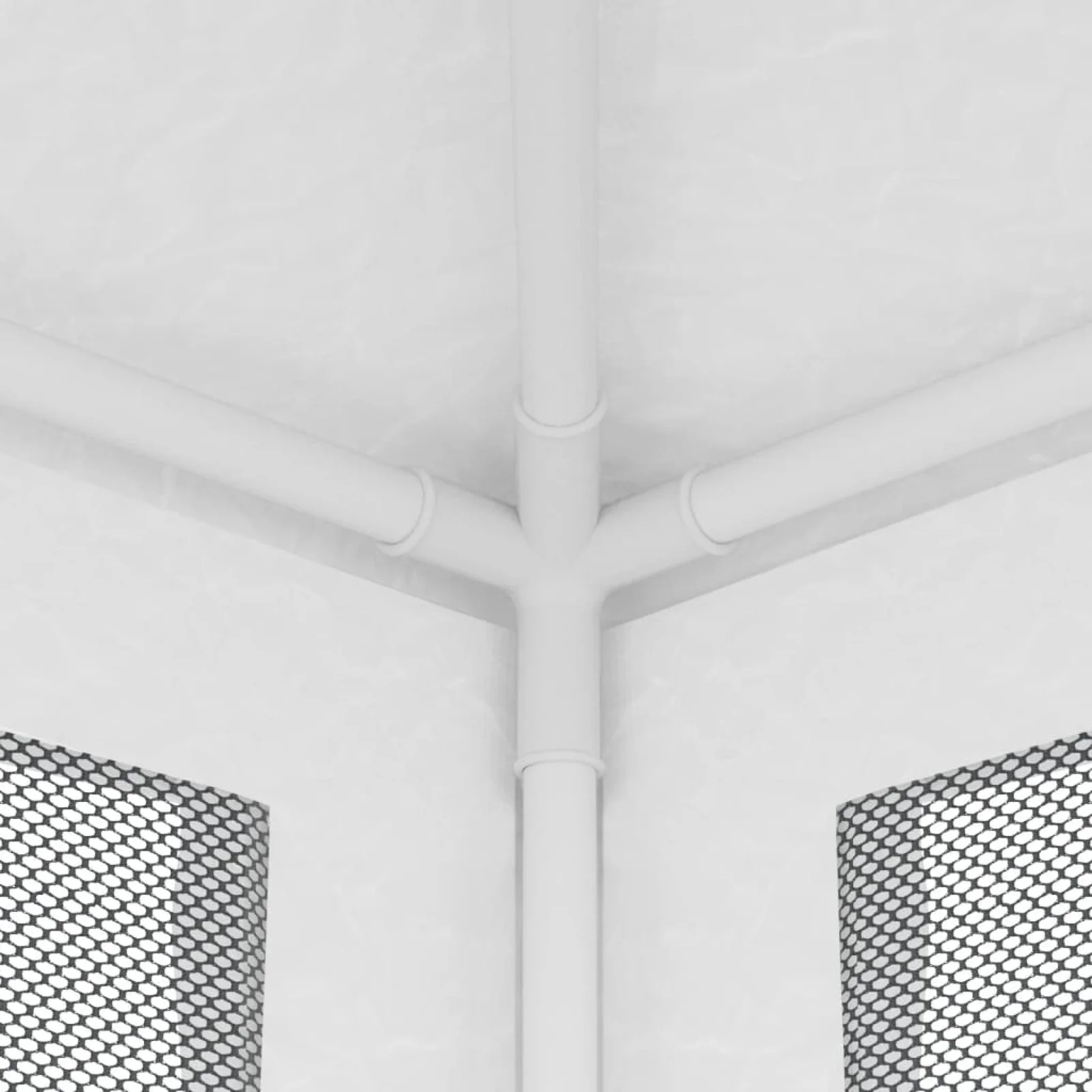 Andoer parcel,Shade Shelter Bbq Mesh Sidewalls Party Tent Sun Shade Shelter Canopy White Sun 78.7