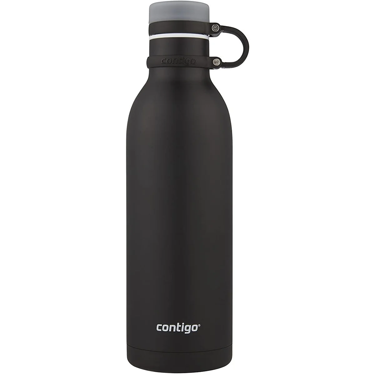 Contigo Matterhorn Stainless Steel Water Bottle with Twist Lid Black, 32 fl oz.