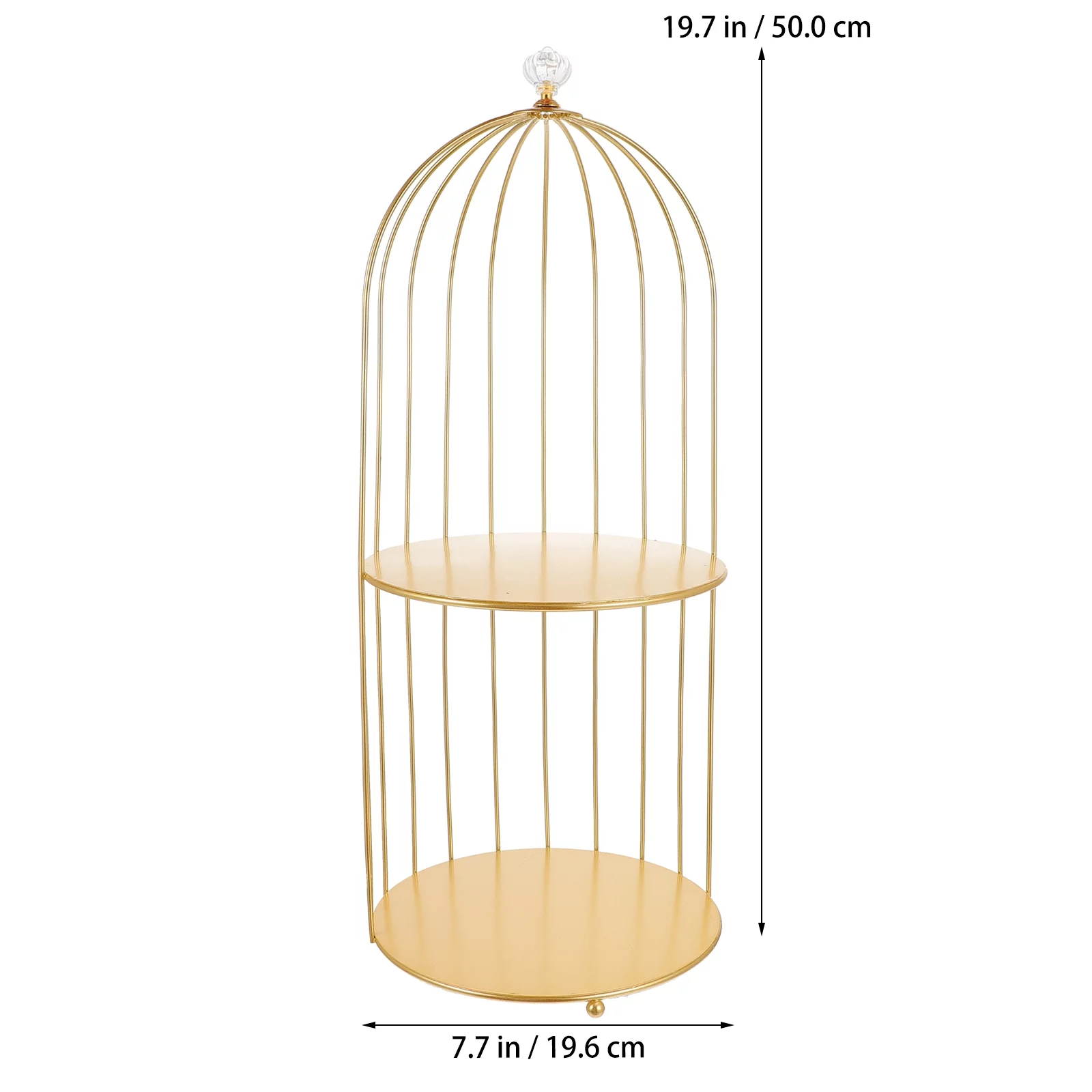 Bathroom Cosmetic Stand Makeup Display Stand Birdcage Rack Stand Cupcake Holder