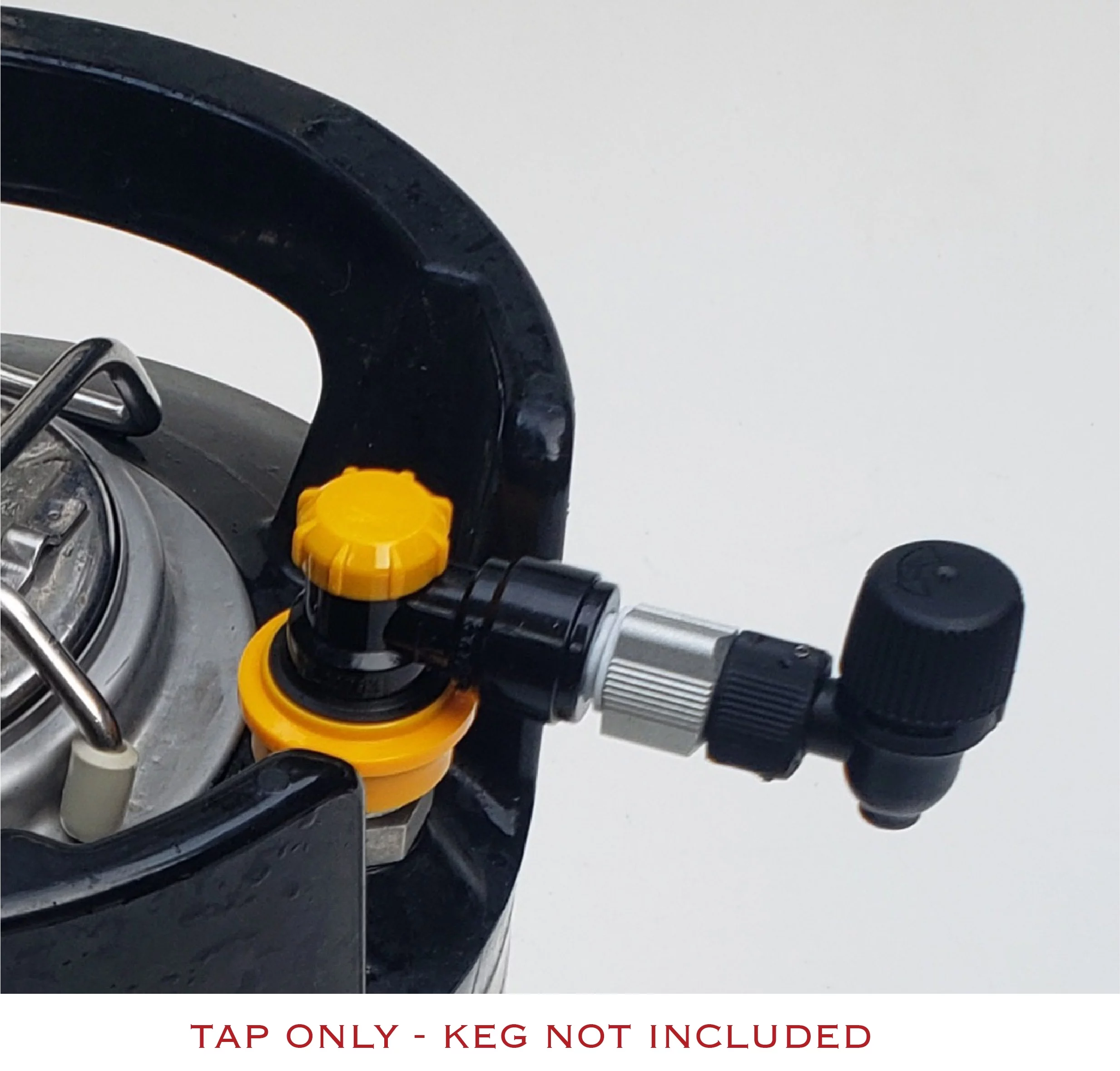 Picnic Tap 2.1 - All-in-One Super Liquid Disconnect, ready to pour great glasses of beer directly from a keg or growler without beer line and drip tray. Made in USA.. Ball Lock Low Profile (LOPRO)