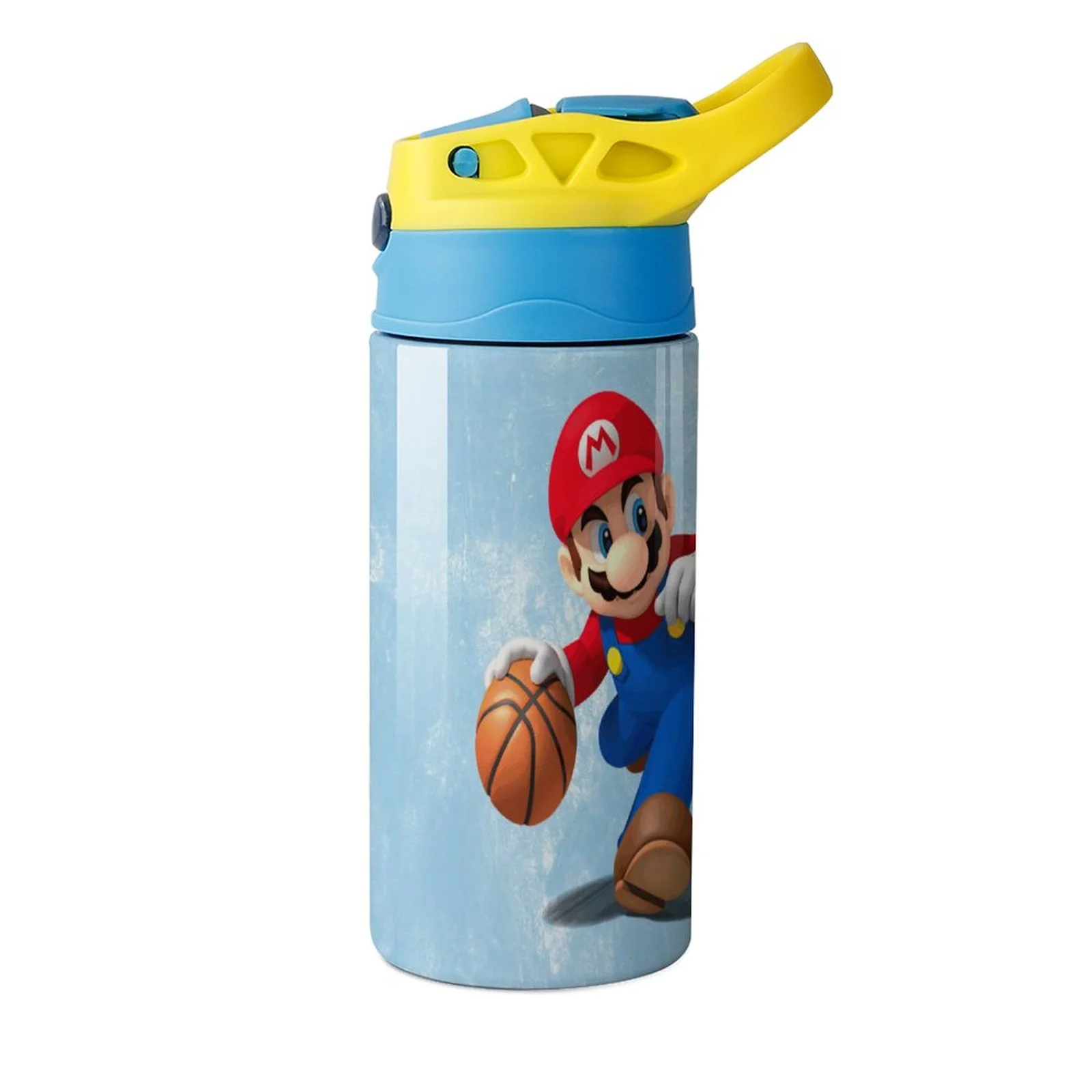 Luigi Mario Kid's Insulated Water Bottle With Straw Vacuum Stainless Steel Cup Leak-Proof Children Toddler Thermoses