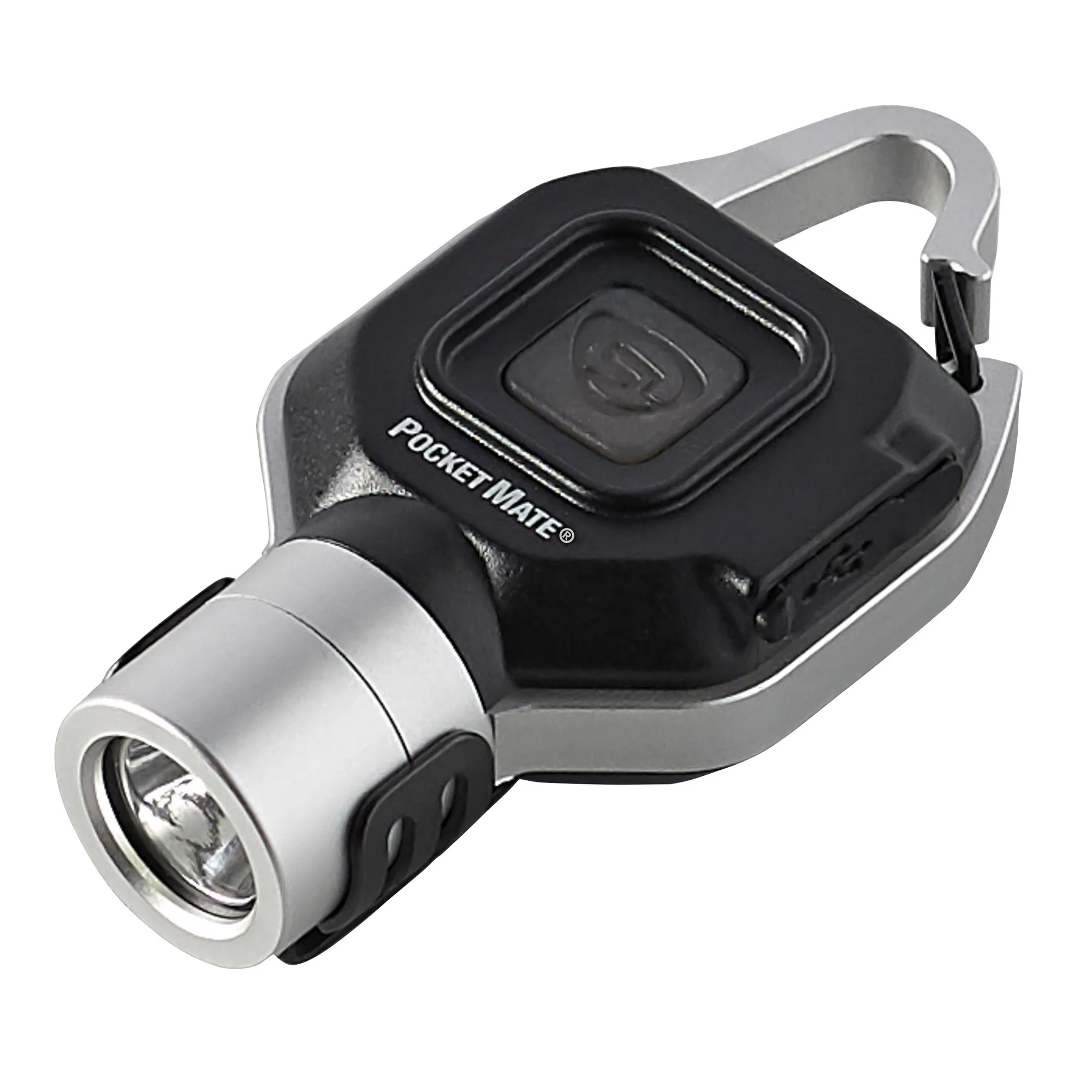 Streamlight PocketMate, Flashlight, USB Charging Cord, 325/ 45 Lumens, Silver/Black 73300 | Bundle of 2 Each