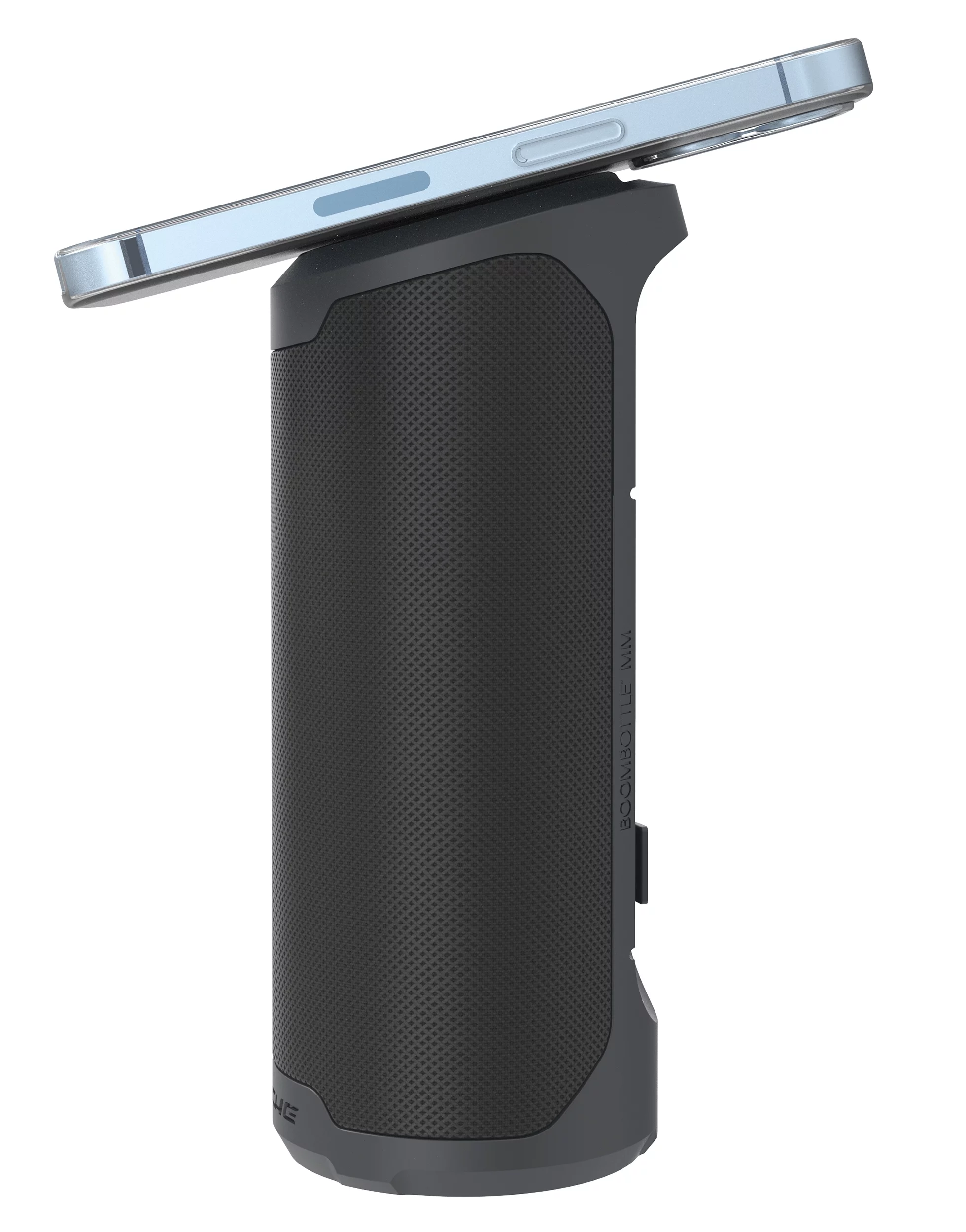 Scosche BTMSMSC1 BoomBottle Waterproof Wireless Bluetooth Speaker MagicMount Mobile Devices Black
