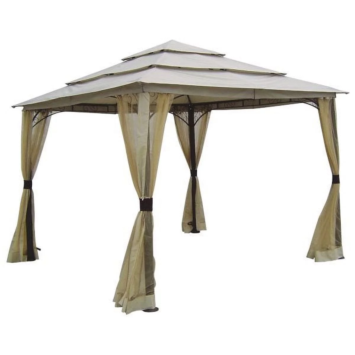 Garden Winds Replacement Canopy Top for La Quinta Triple Tier Gazebo, Riplock 350