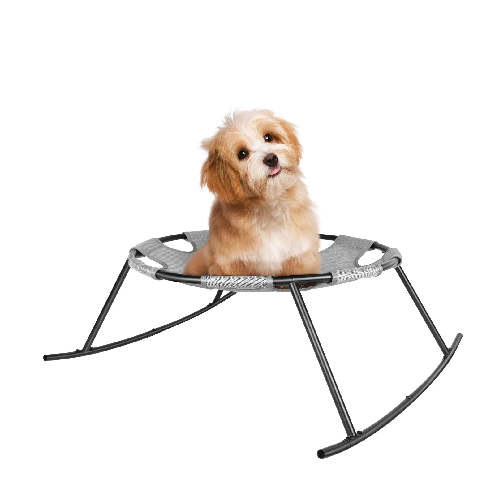 Yikeyo Elevated Dog Bed for Small Dogs with Washable Breathable Mesh and Removable Steel Frame Raised Cooling Pet Cot(17.71