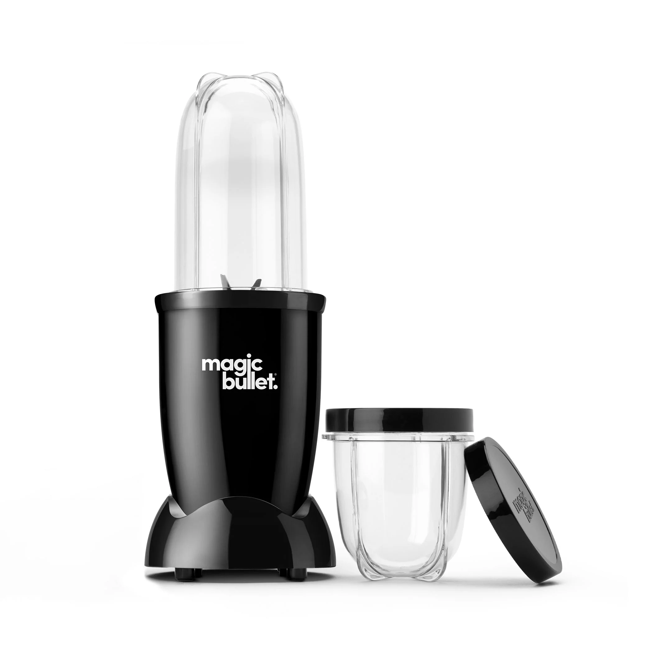 magic bullet 7-Piece 250 Watts Personal Blender 18 oz. MBR-0701AK, All Black