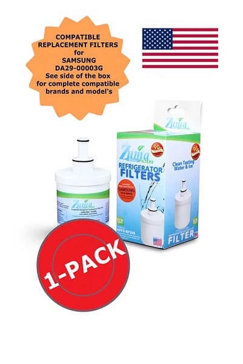 ZUMA Brand , Water and Ice Filter , Model # OPFS-RF300 , Compatible with Samsung® TADA29-00003A - 1521 - Made in U.S.A.