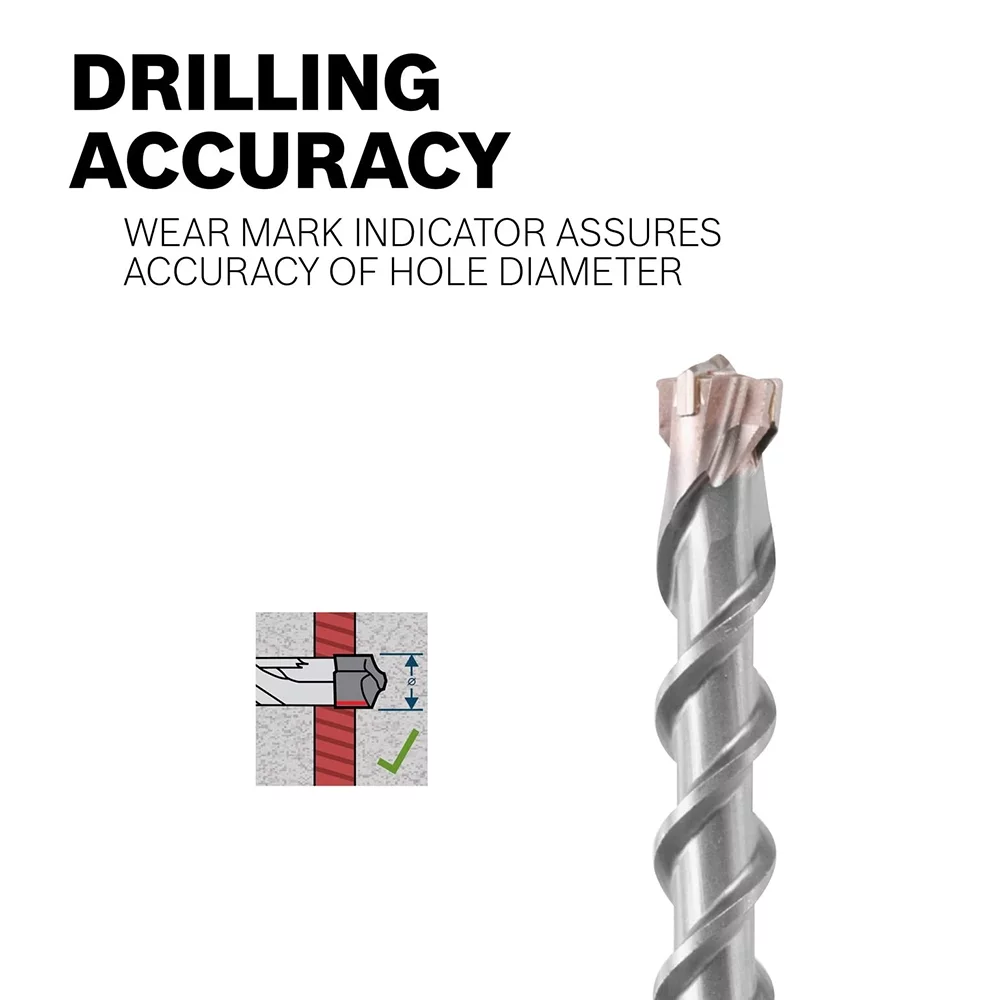 Bosch HC5091 1 1/2 x 21 Inch SDS Max Speed X Carbide Rotary Hammer Drill Bit