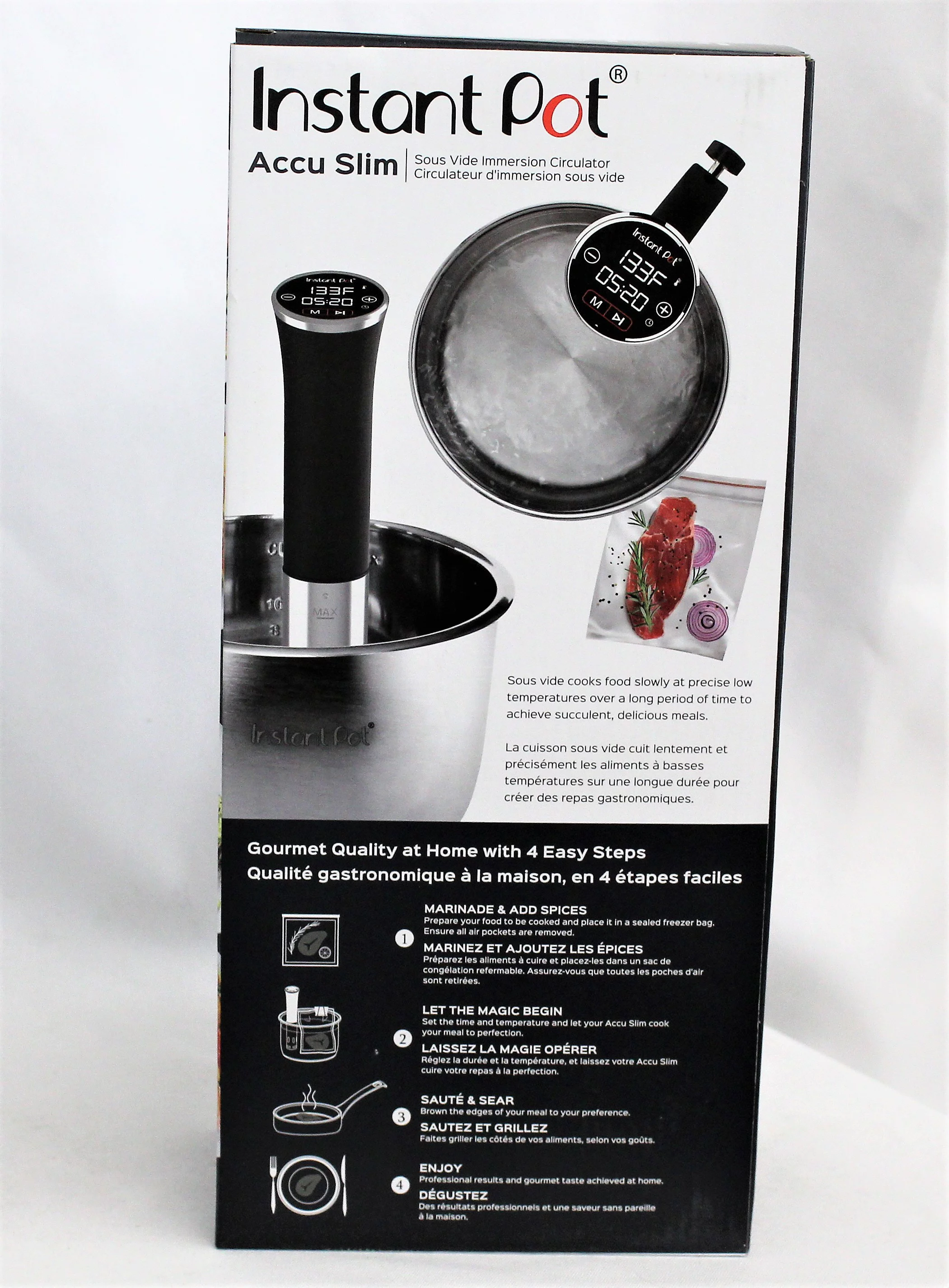 Instant Pot, Accu Slim Sous Vide, Precision Cooker and Immersion Circulator