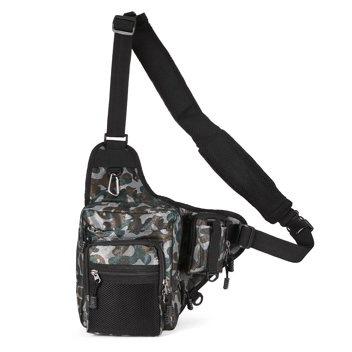 32x39x12CM Fishing Bag Multi-Purpose Waterproof Canvas Fishing Reel Lure Tackle Bag