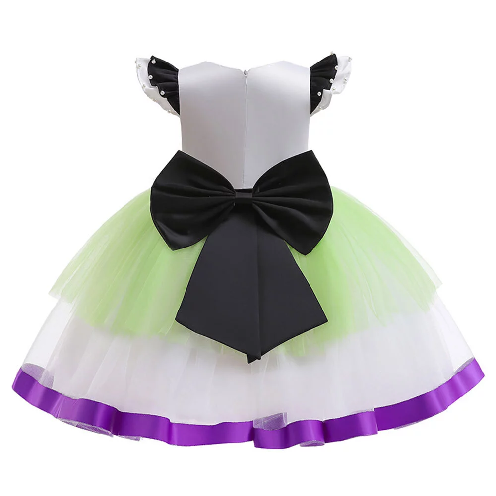 Girls Kids Buzz Lightyear Tutu Dress Halloween Christmas Birthday Skirt Outfit