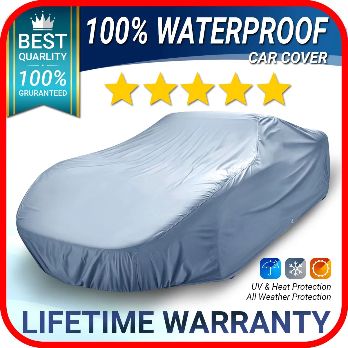 Custom Car Cover Fits: Subaru Impreza Sedan 2011-2015 Waterproof All-Weather