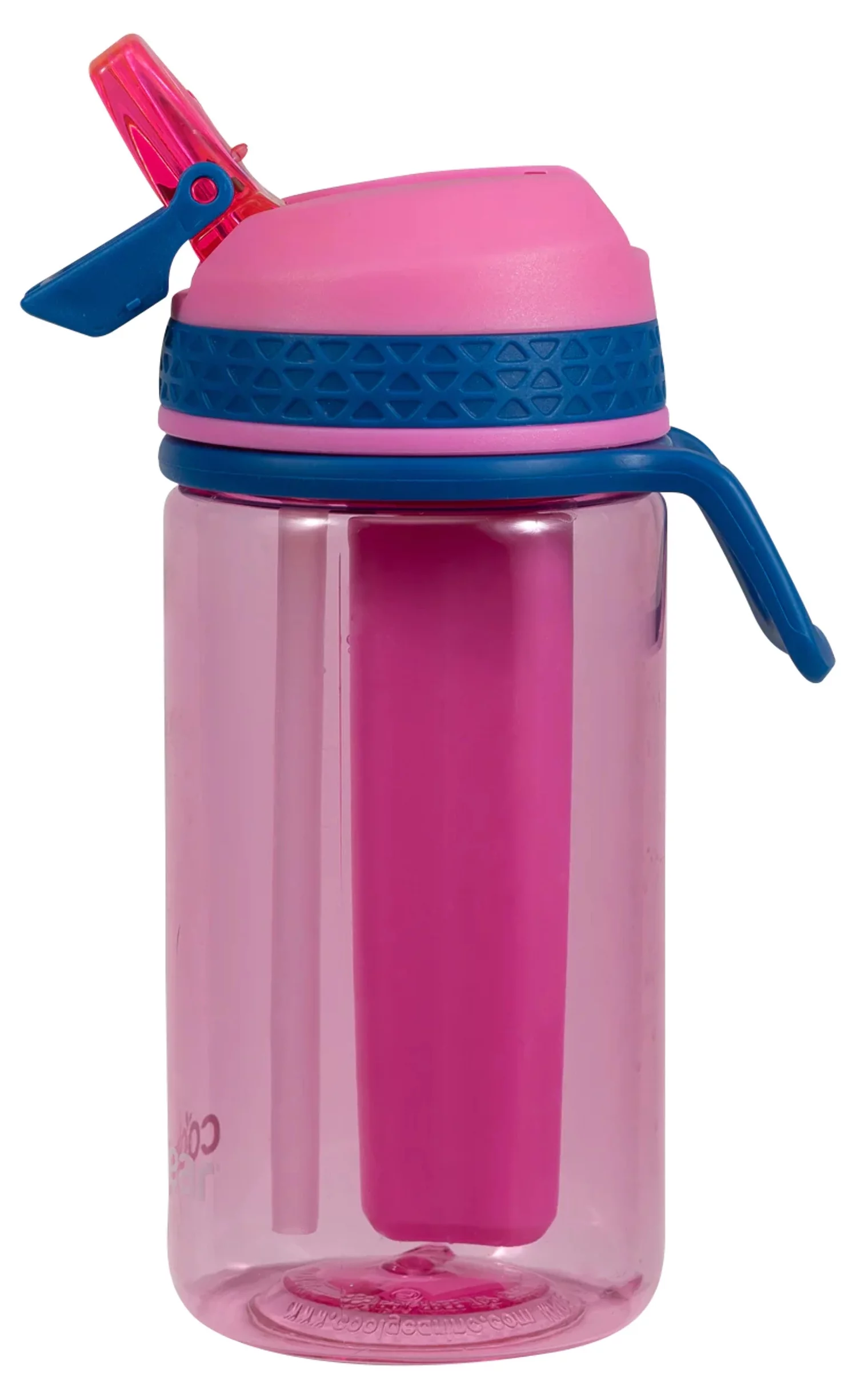 Cool Gear 4-Pack 18 oz Tritan Shatter Resistant Leakproof Water Bottle, Textured Silicone Band with Sipper Lid