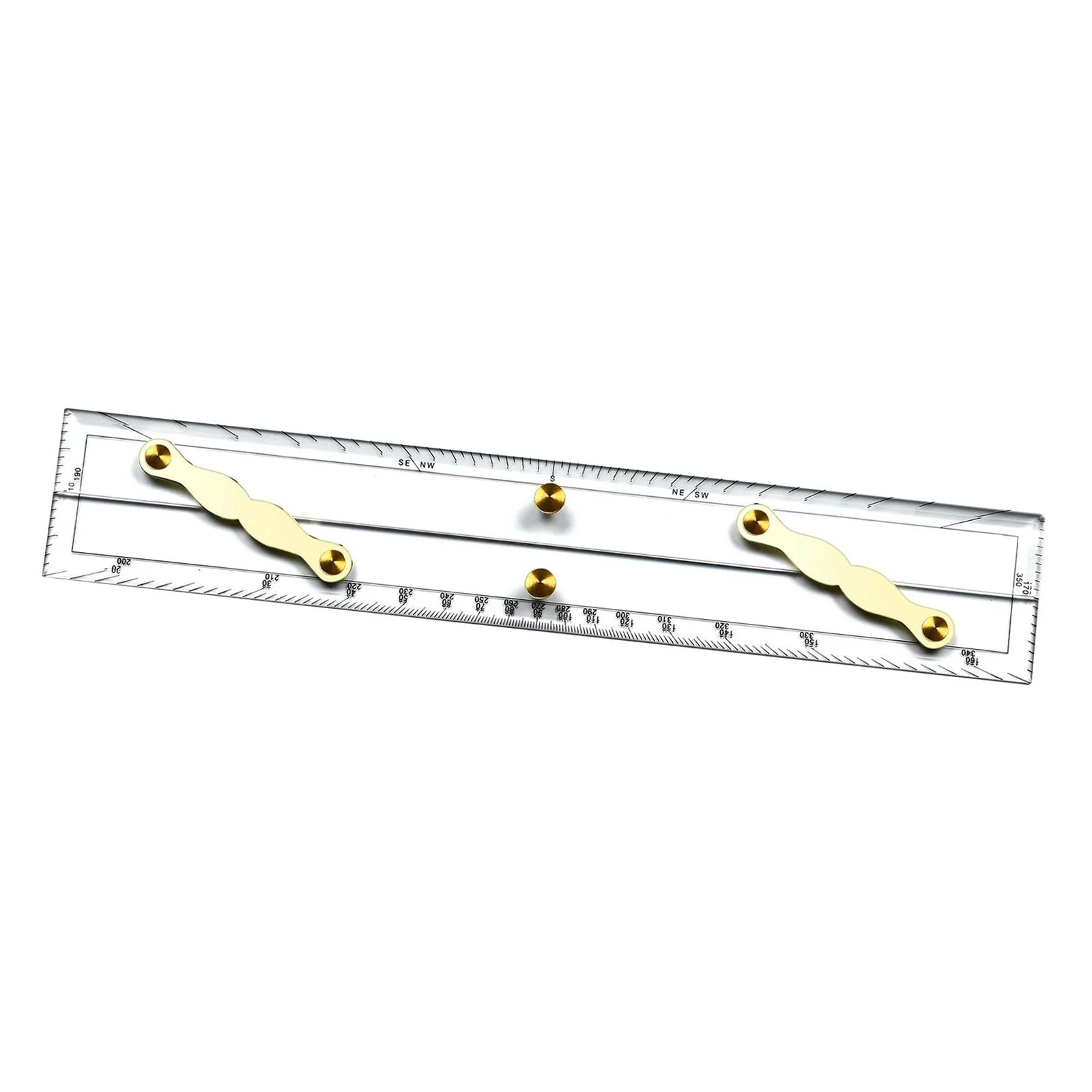 Navigation Parallel Ruler, Roll Ruler Lightweight, Clear Scale, Multifunctional Marine Parallel Ruler Measurement Tool for Measuring Student 600mm