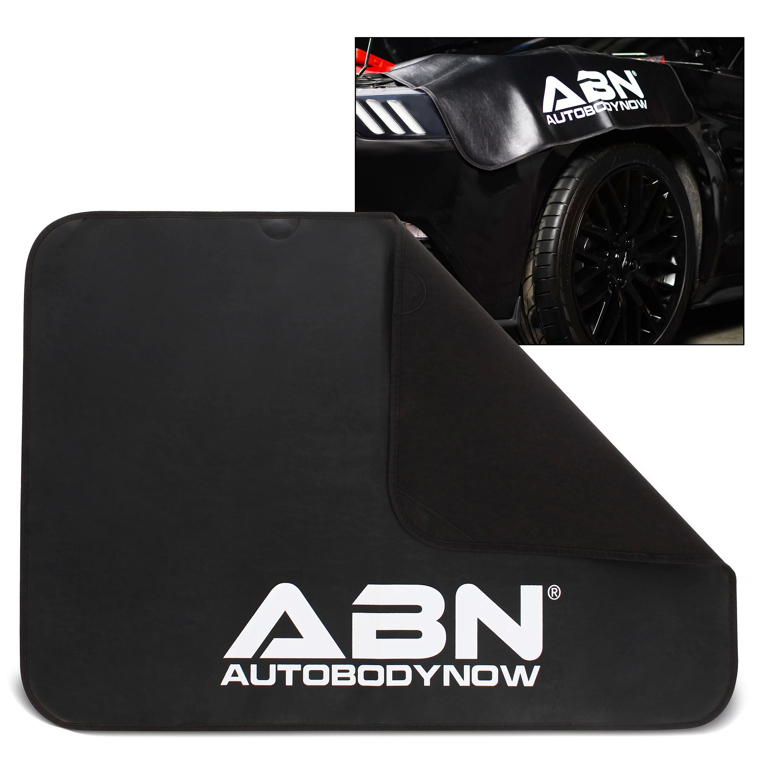 ABN Magnetic Fender Cover for Mechanics - 34.3 x 25.6in Car Hood Cover Protector