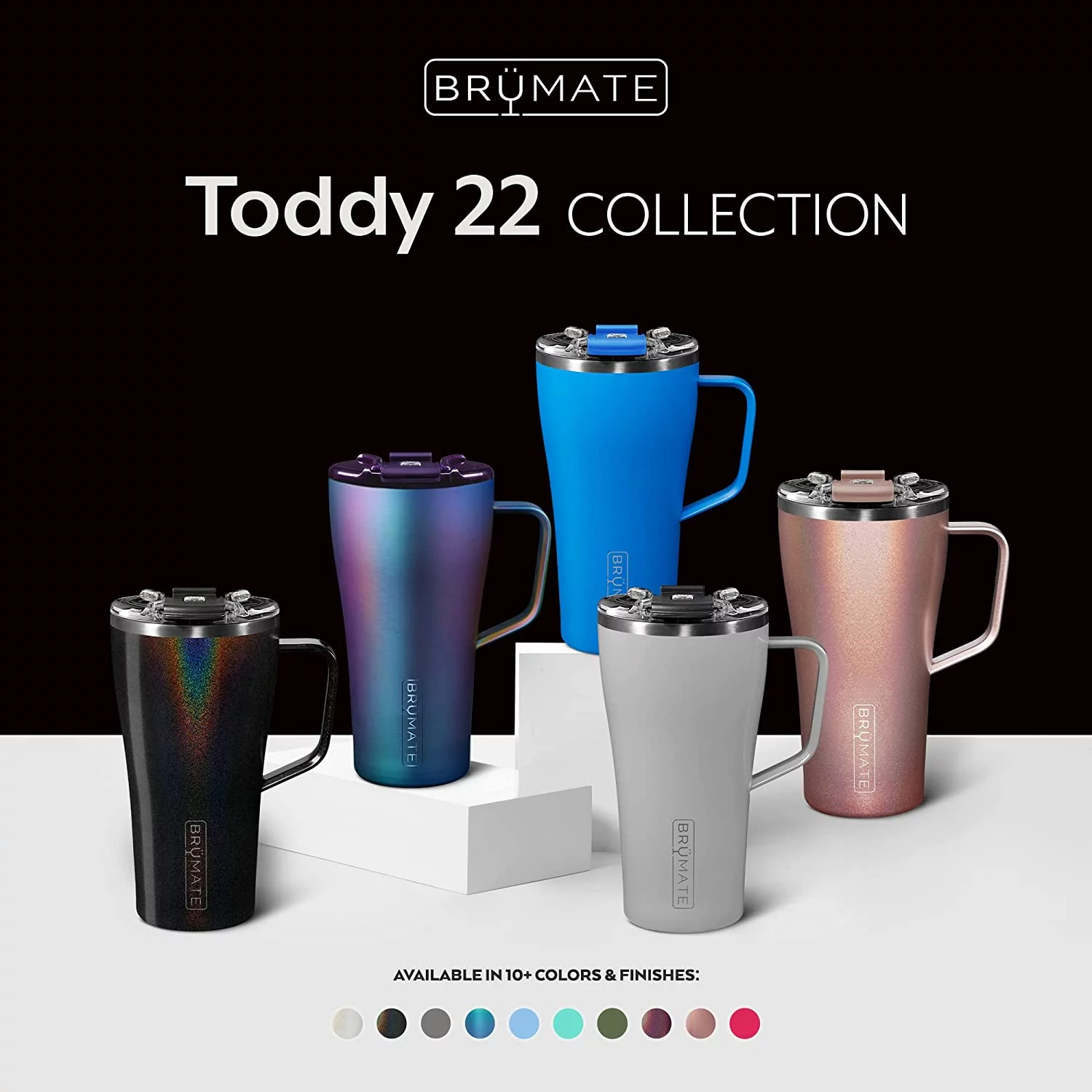 Brümate Toddy 22 Oz Ice White Insulated Mug DWTD22WHT