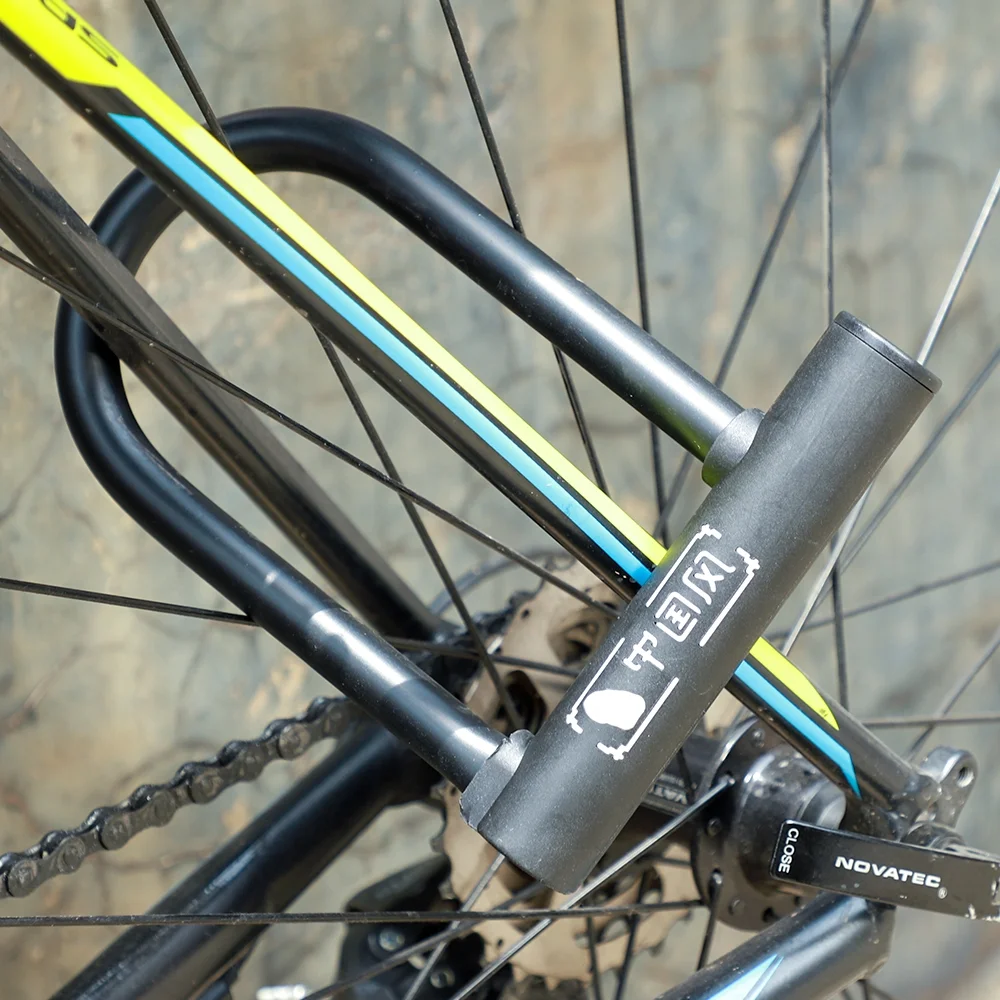 WEST BIKING Bicycle U Lock MTB Road Bike Wheel Lock 2 Keys Anti-theft Safety Motorcycle Scooter Cycling Lock Bicycle Accessories