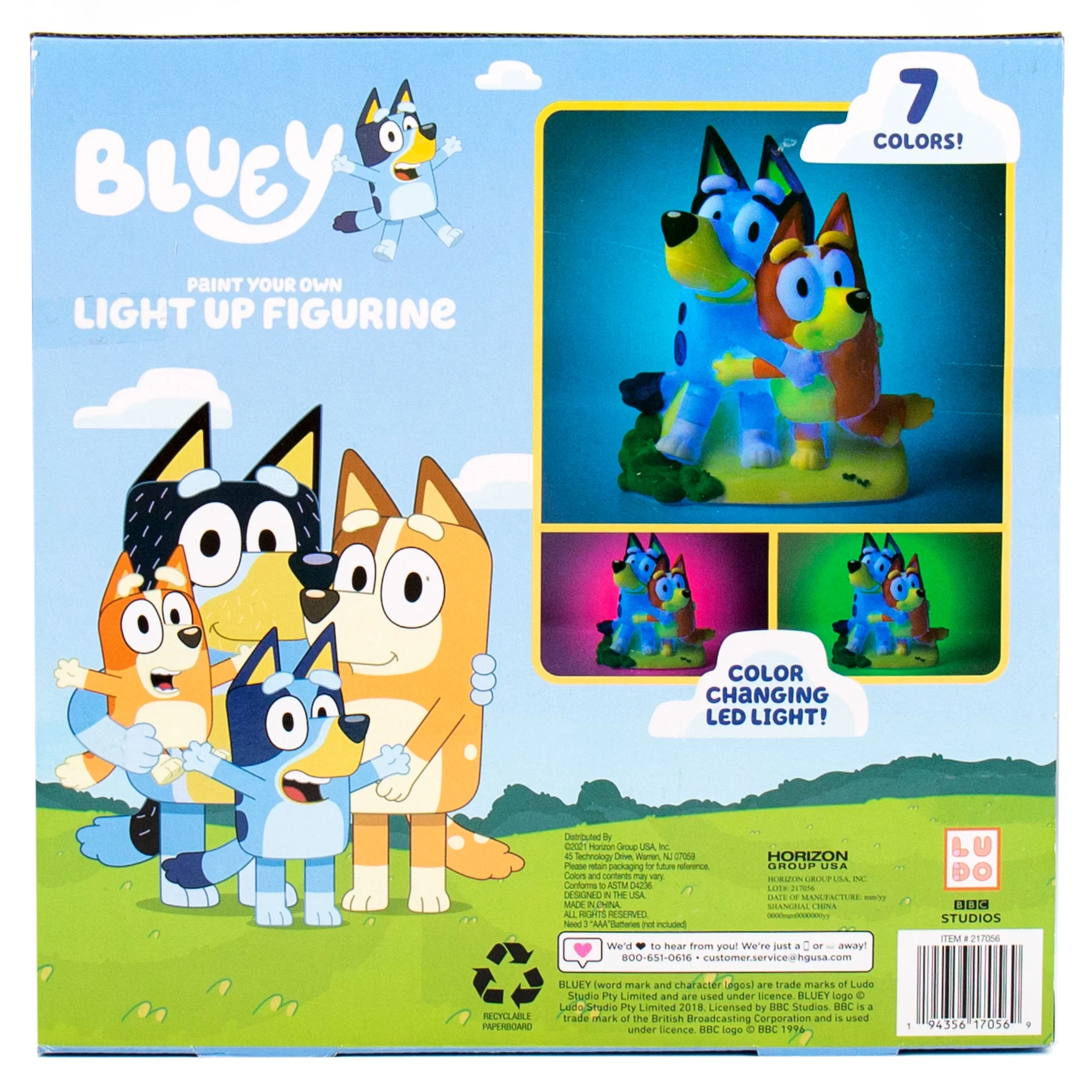 Bluey Paint Your Own Vinyl Light-up Figurine