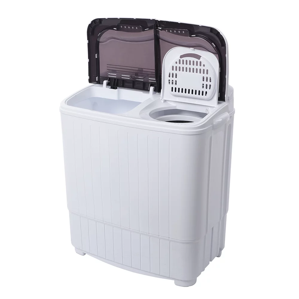 Compact Dual-Function Washing Machine - 14.3lb - Powerful Cleaning