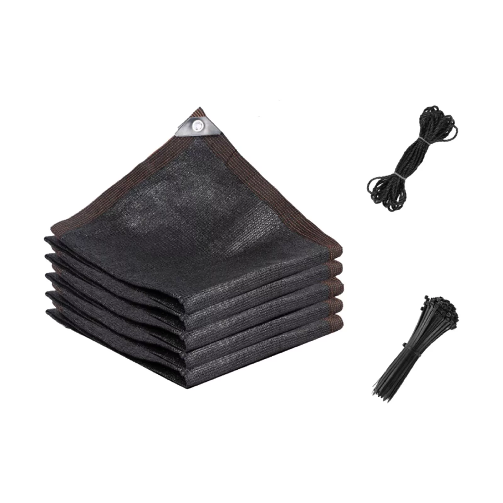 Shade Cloth Sunblock Shade Cloth for Plants Black Awning Cover Canopy Rectangle Net Shade Shade Sail for Pergola Patio Backyard Lawn Beach 1mx3m