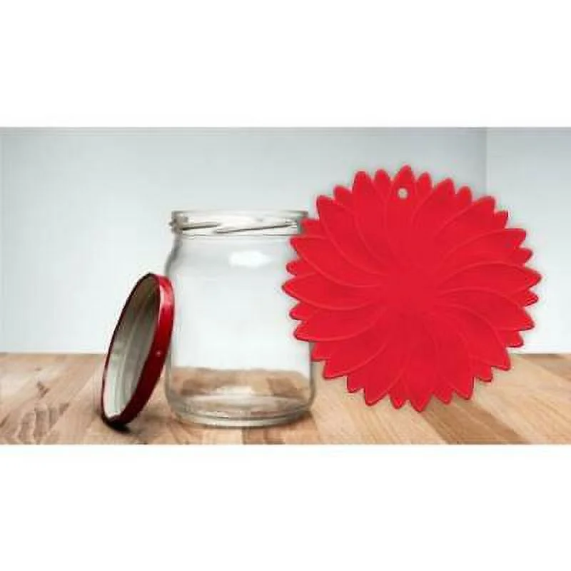 5PK Harold Import Brands that Cook Red Rubber Manual Bottle/Can Opener