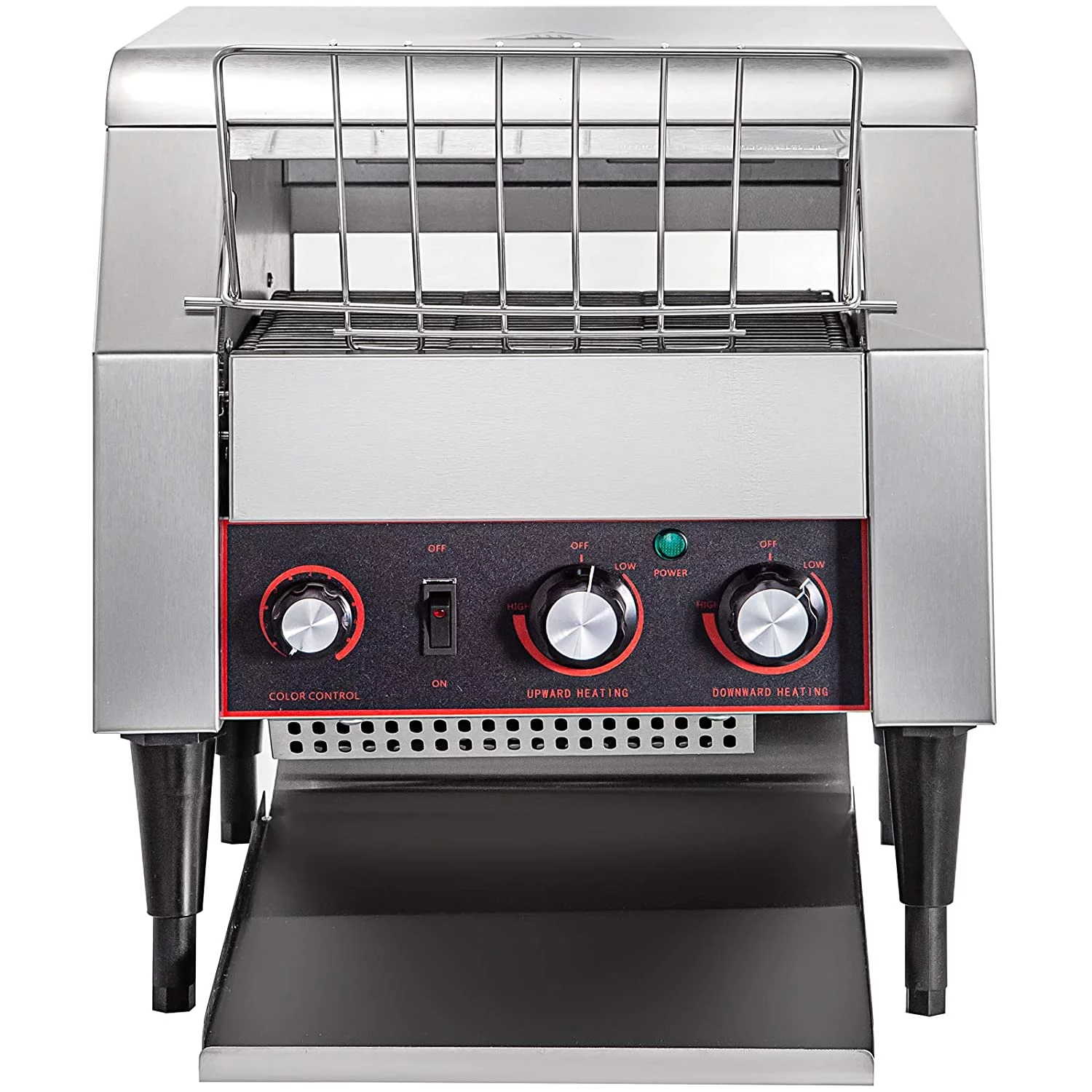 Vevor KXLSDSLTT-4500001V1 2600W 450 Slices per Hour Commercial Conveyor Toaster