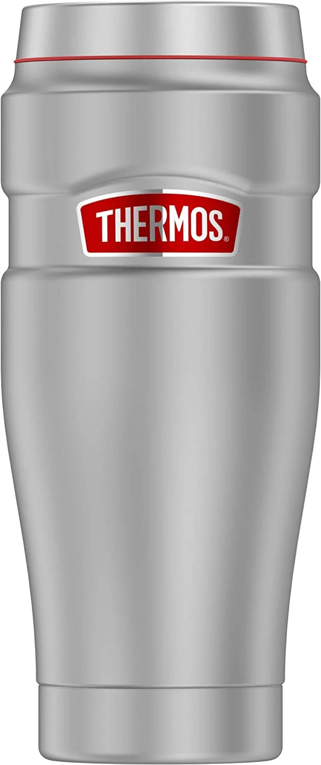 Thermos Stainless King Vacuum Insulated Tumbler, Stainless Steel, 16 oz