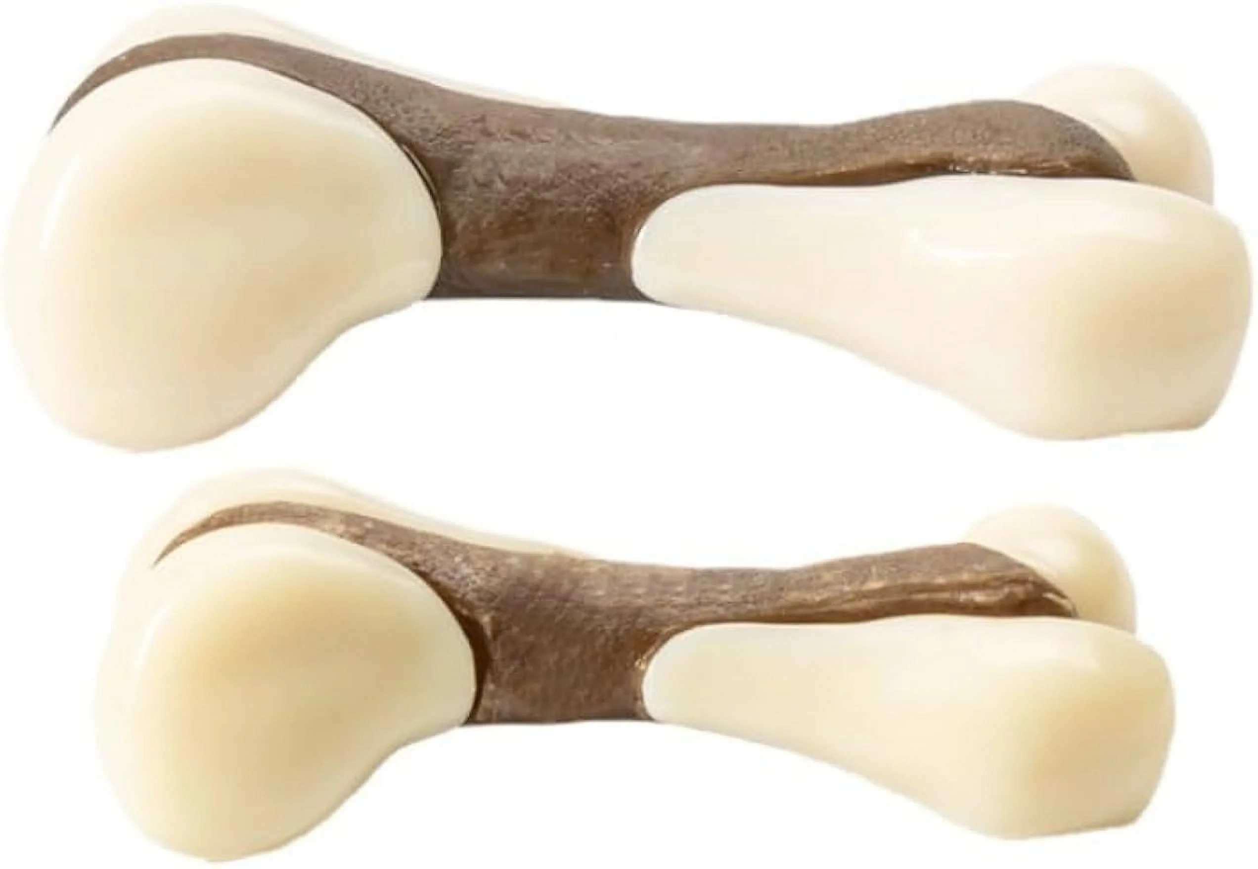 Intertest 2 Eat and Play with Bones, Clean Teeth, Grind Teeth, Stick Cowhide, Stick Dog Bite Gum, Hind Leg Bone Chew Dog Bite Toy, Pet Toy