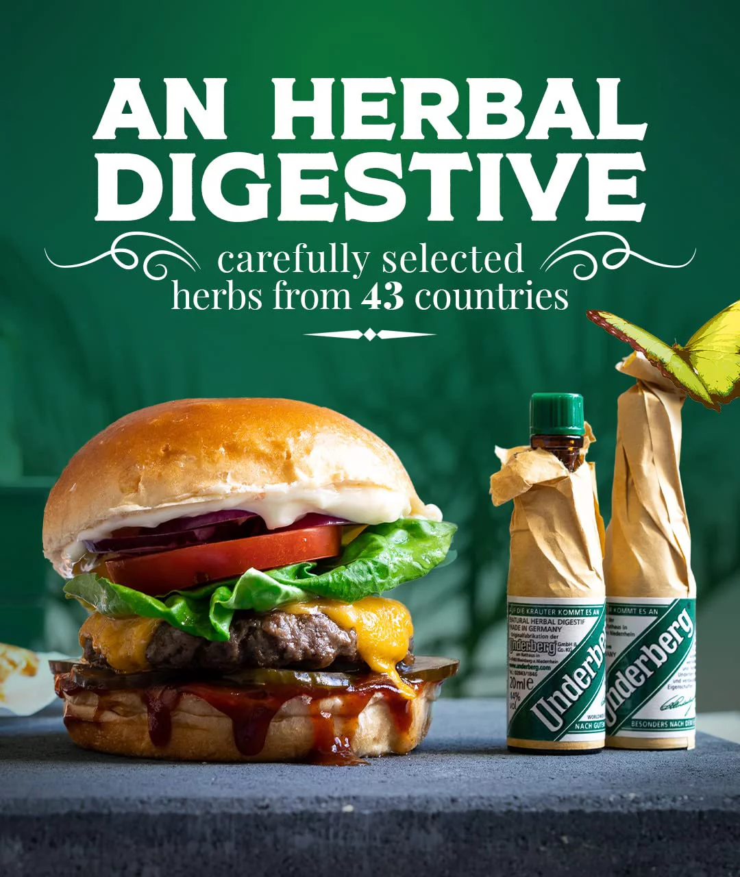 underberg 60 bottle house bar dispenser - new for 2012