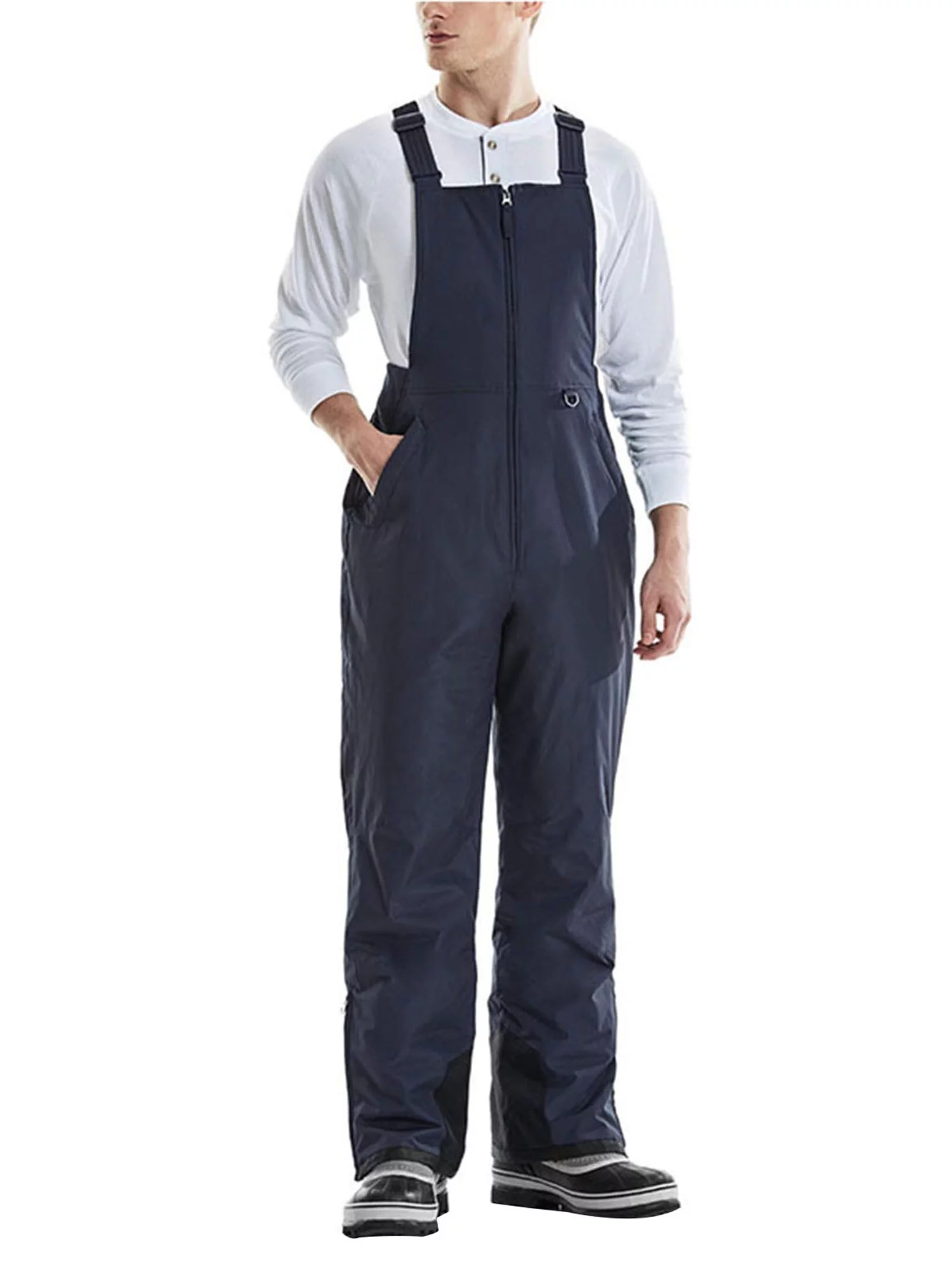 YiLvUst Men's Snow Bibs Overall Snowpant Waterproof Windproof Zip Front Ski Clothes Snow Suits One-Piece Jumpsuit