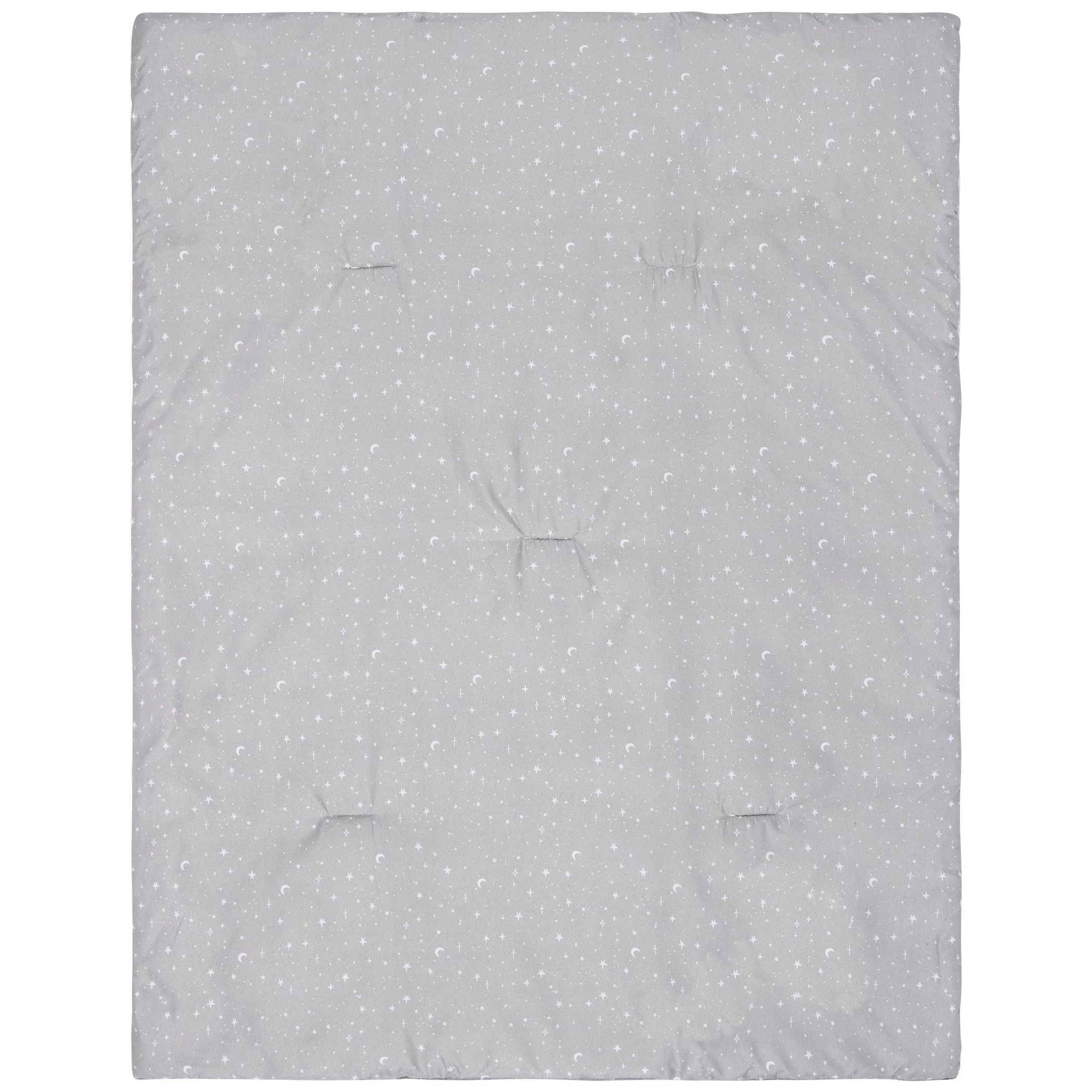 Sammy & Lou Unisex Twinkle Stars 4-Piece Multi-Color Infant Crib Bedding Set, 100% Polyester, Microfiber, 200 Thread Count