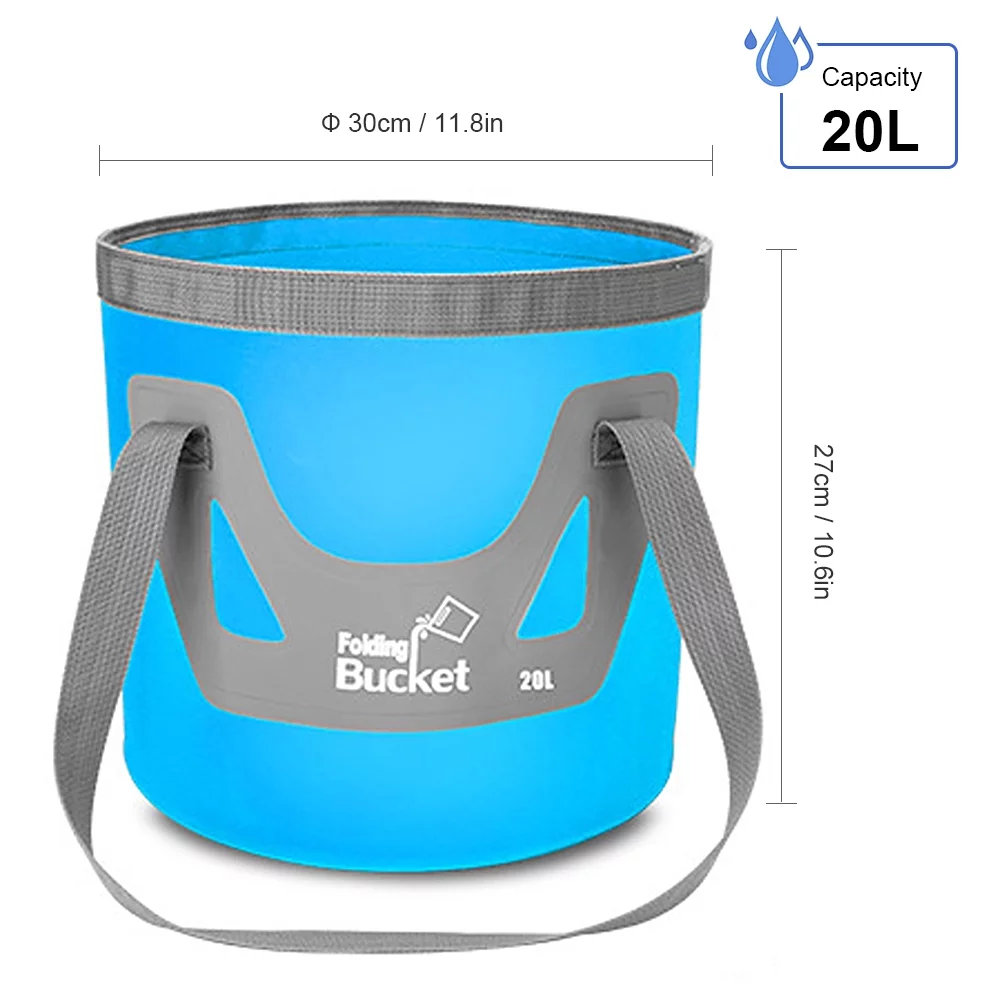Nebublu Collapsible Bucket,Water Bucket Bucket 20L Collapsible Water Bucket Bucket Water Collapsible Water Bucket Rookin QAHM ZDHF