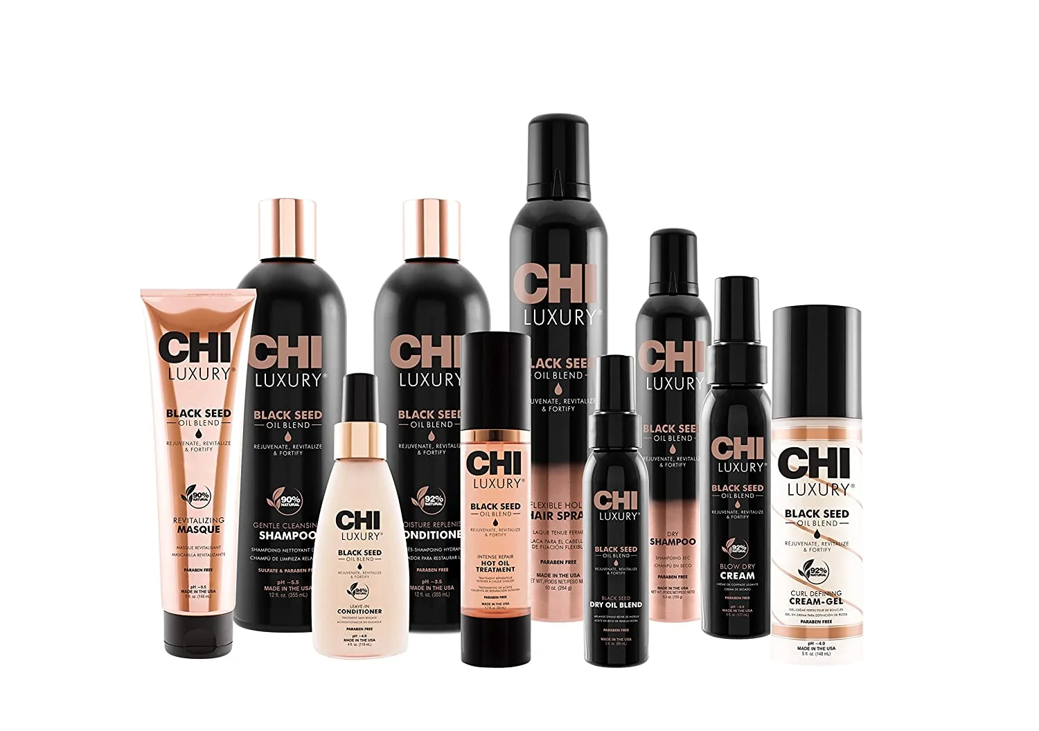 CHI Luxury Conditioner, Gluten, Paraben, Sulfate-Free, Black Seed Oil, 25 fl oz