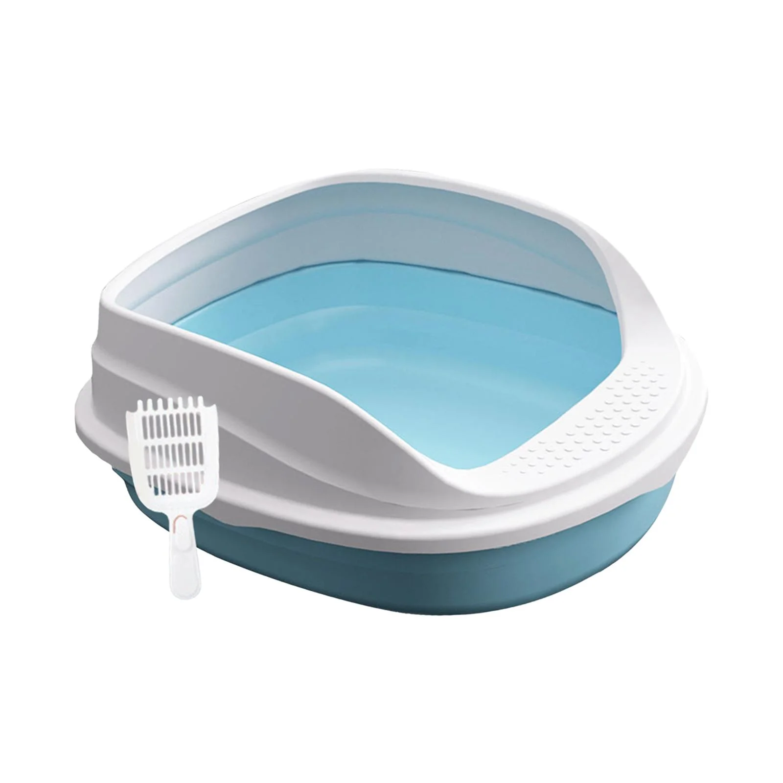 Toysmith Open Cats Toilet Cat Small Dogs Bedpan Cage Easy to Clean Pets Supplies Kitten Potty Pan for Hamsters Indoor Cats Kitten 38cm