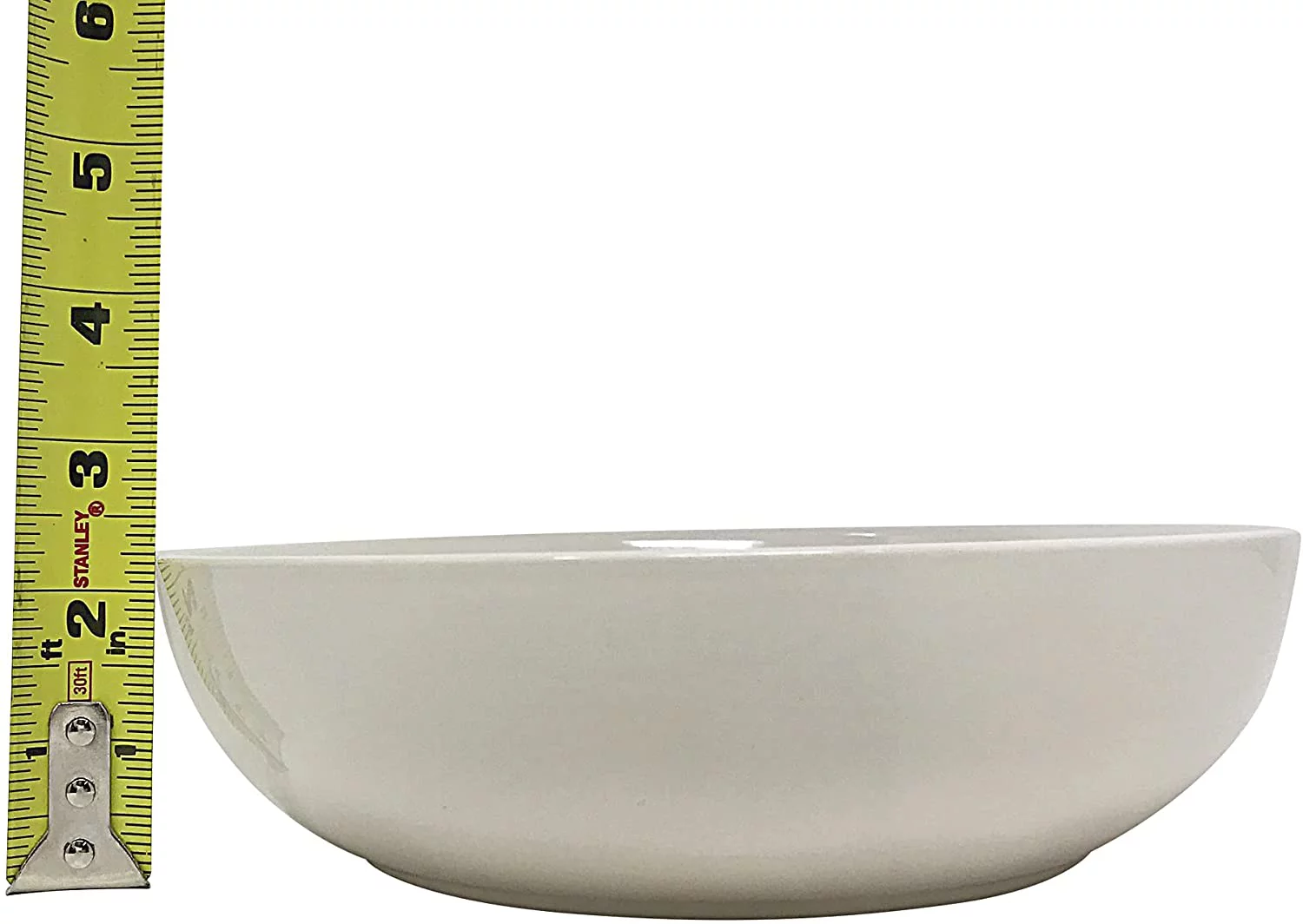 Rae Dunn Burrito Bowl Black LL Letters Ivory Ceramic 8 in Diameter 2.25 in Height Kitchen