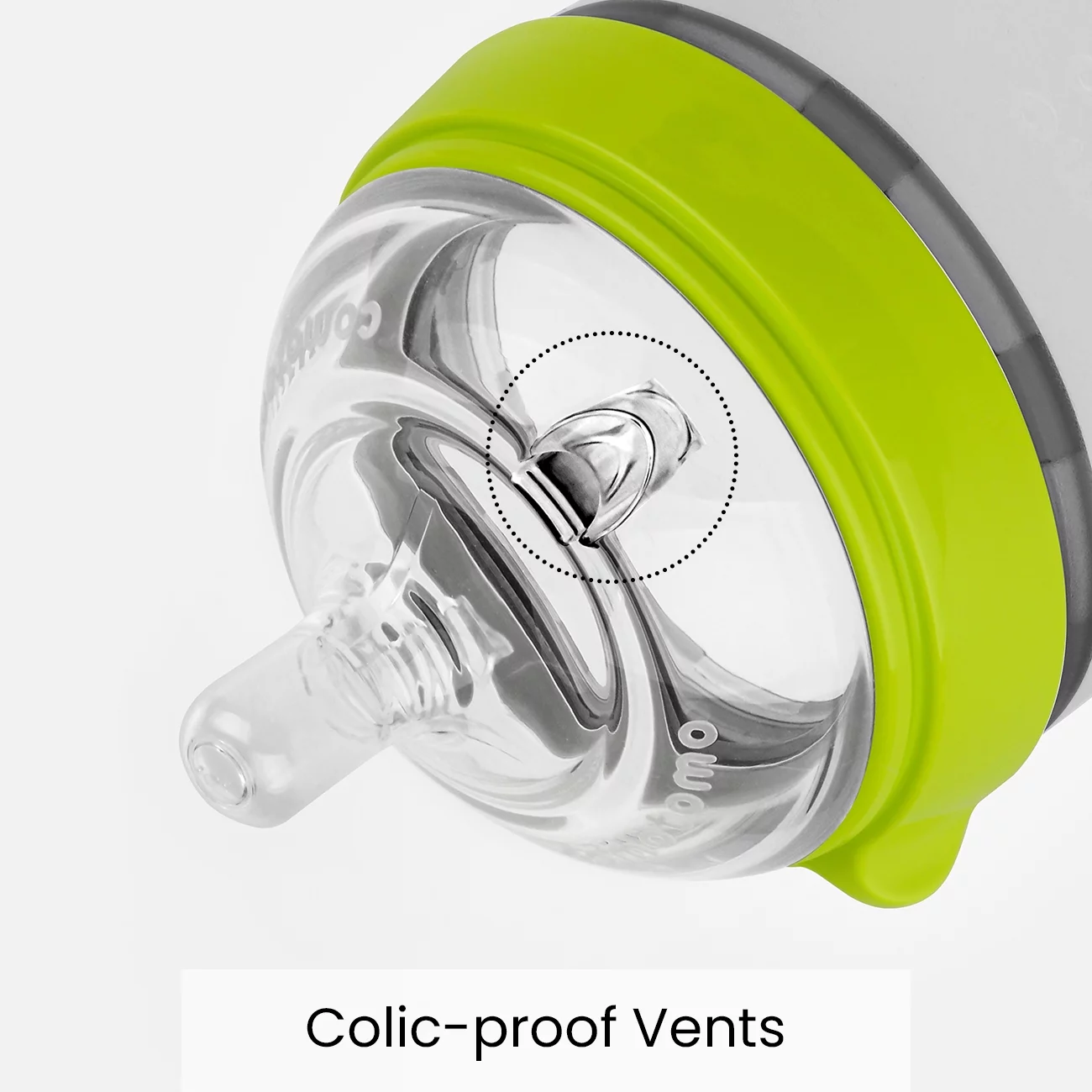 Comotomo Baby Bottle, Green, 8oz (2 Count)