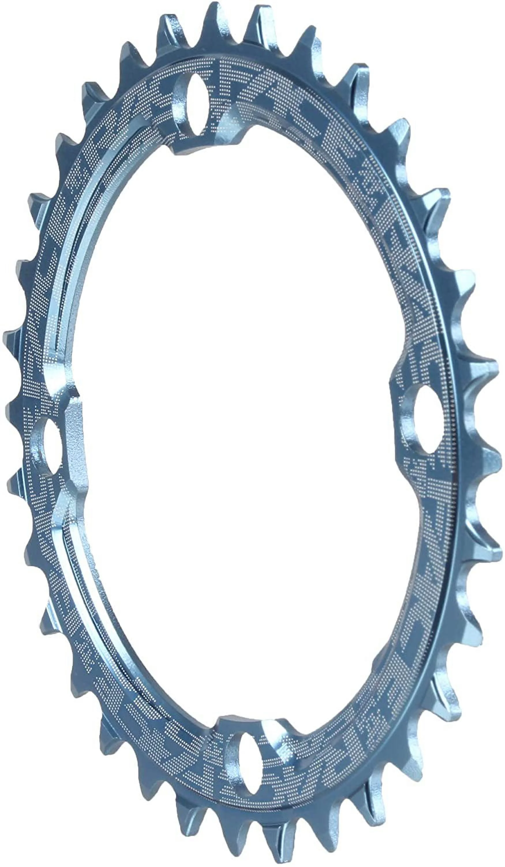 RaceFace Narrow Wide Chainring - Blue Tooth Count: 38 Chainring BCD: 104