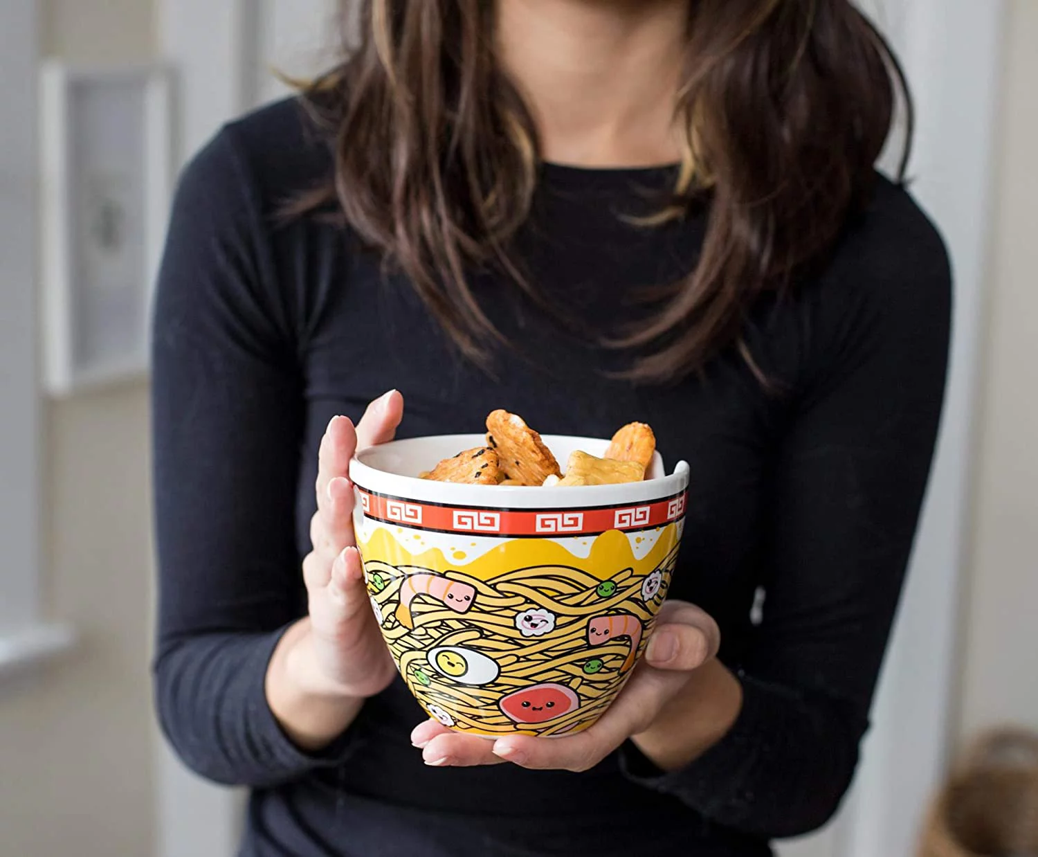 Sunken Noodles Japanese Dinnerware Set | 16-Ounce Ramen Bowl And Chopsticks