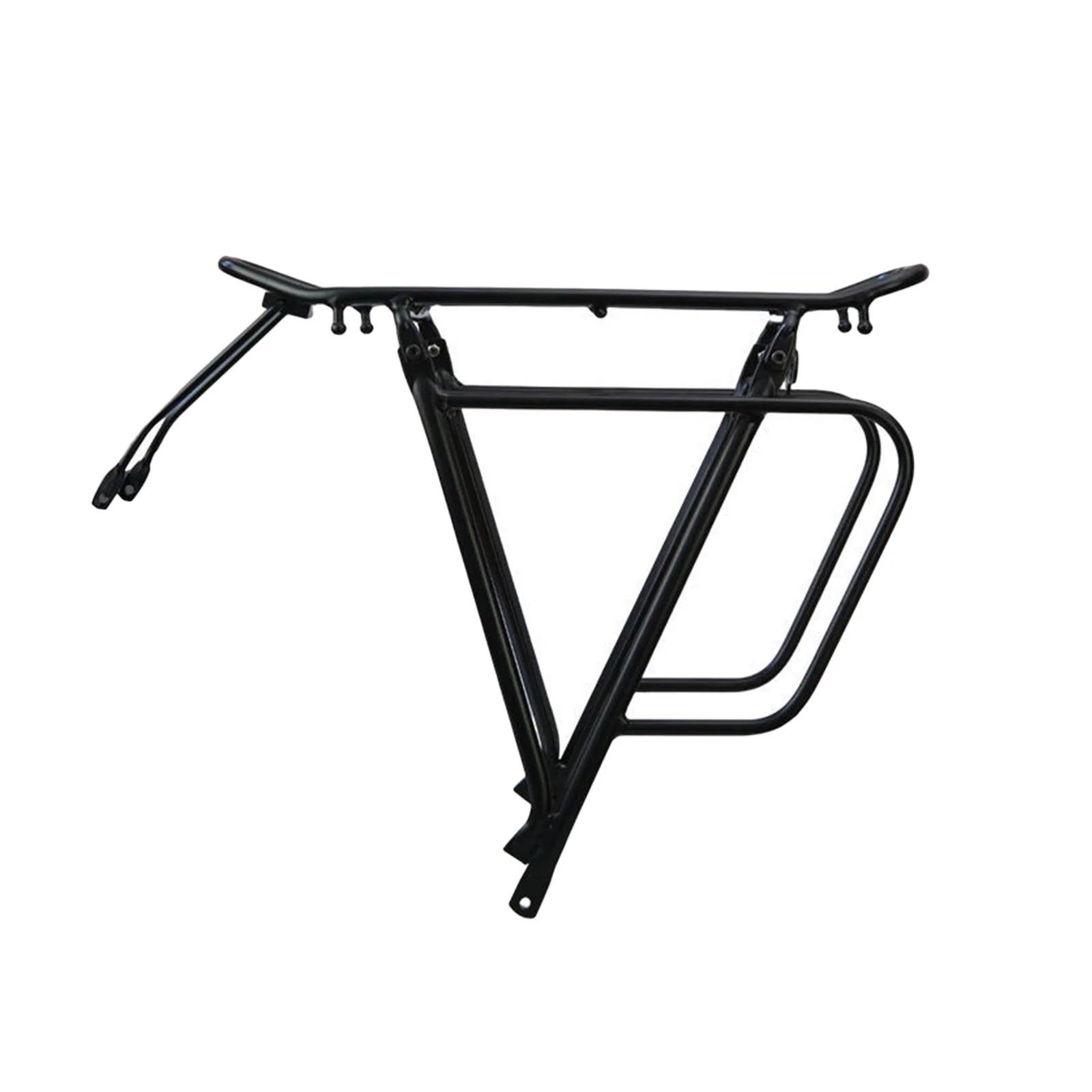 harayaa Carrier Rack Biking Replacement Part Rear Luggage Cargo Rack Black